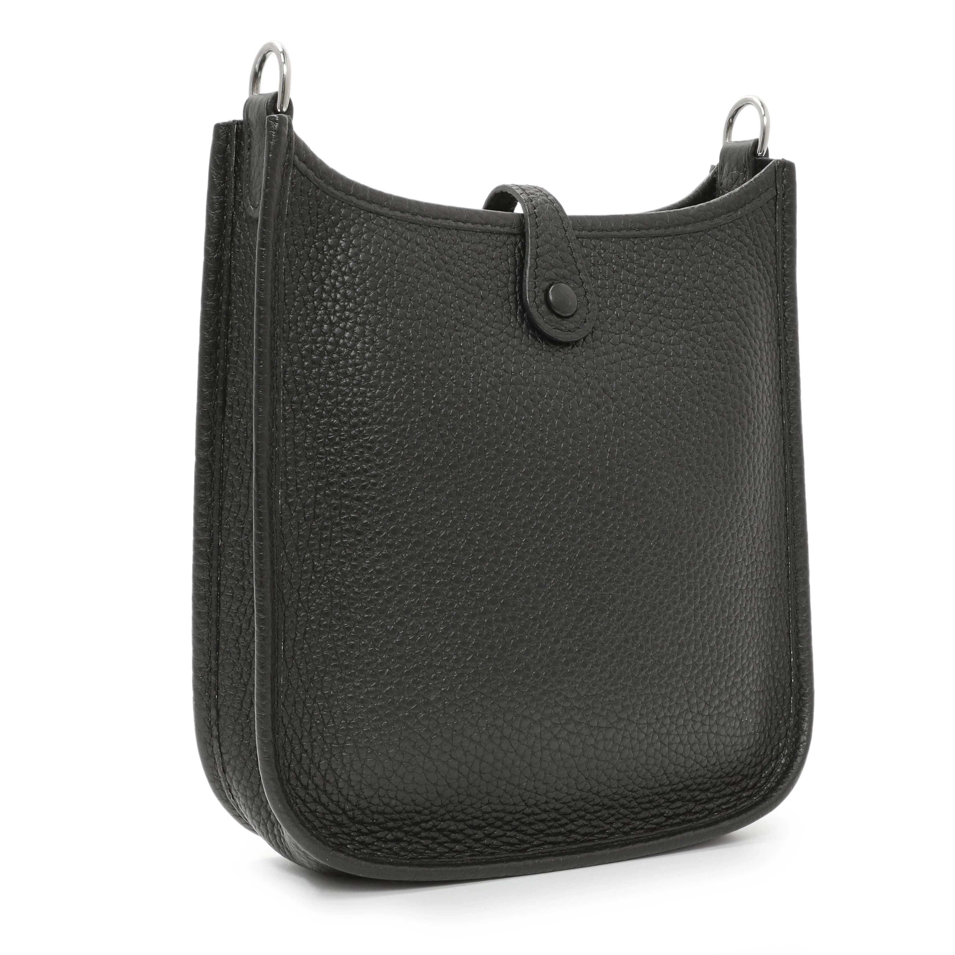Hermes Black Clemence Evelyne TPM - Image 2