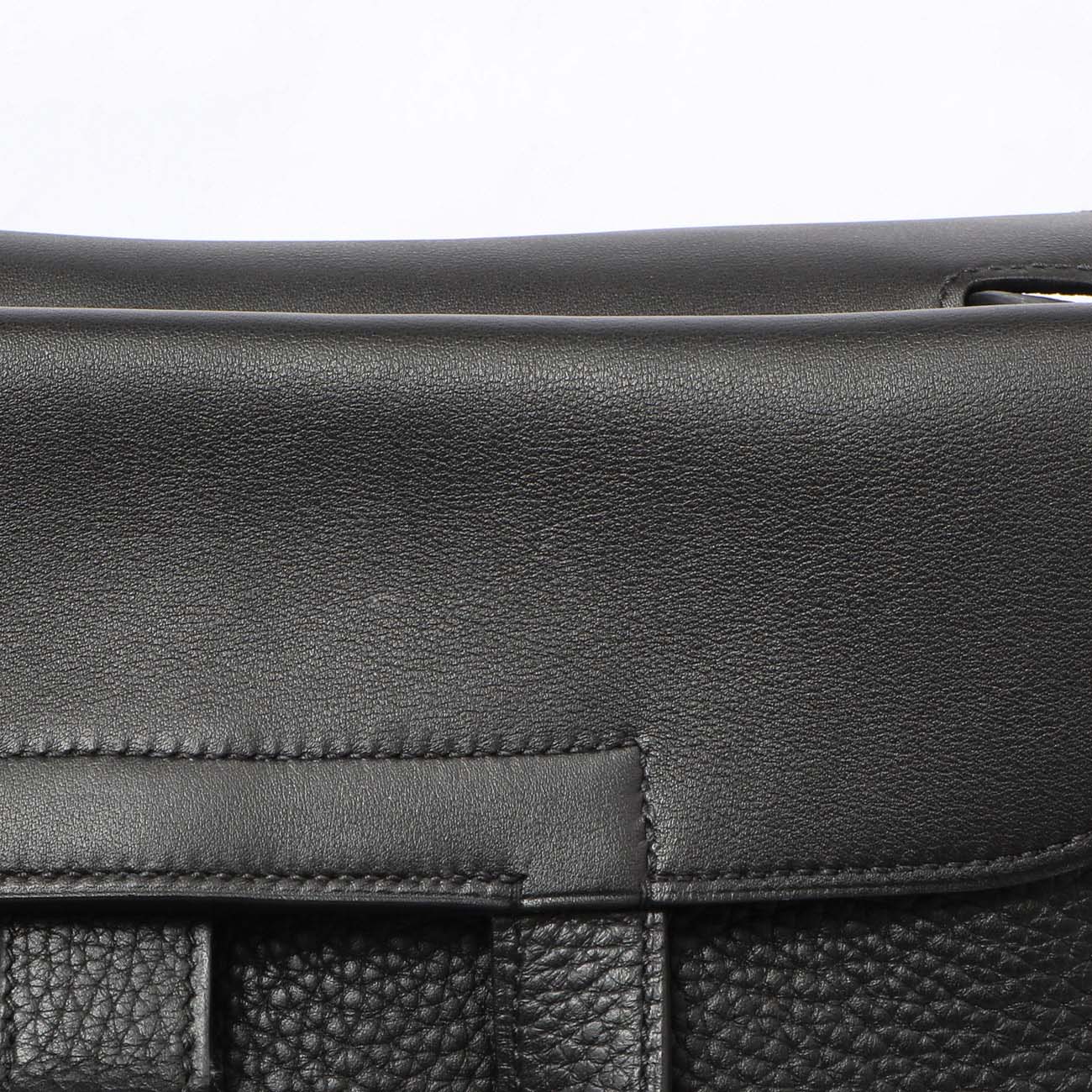 Hermes Black Clemence Halzan 31 - Image 9