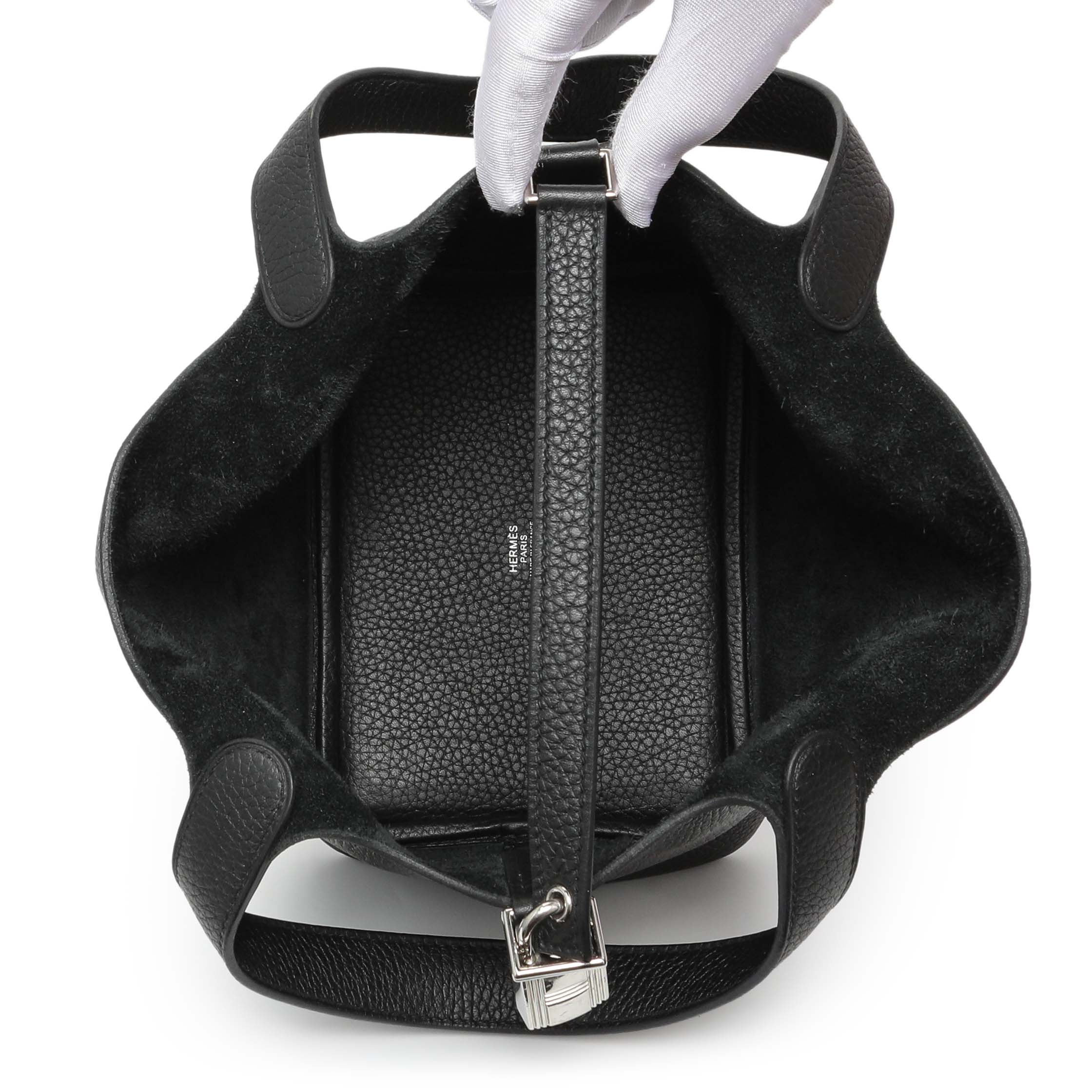 Hermes Black Clemence Picotin Lock 18 - Image 4