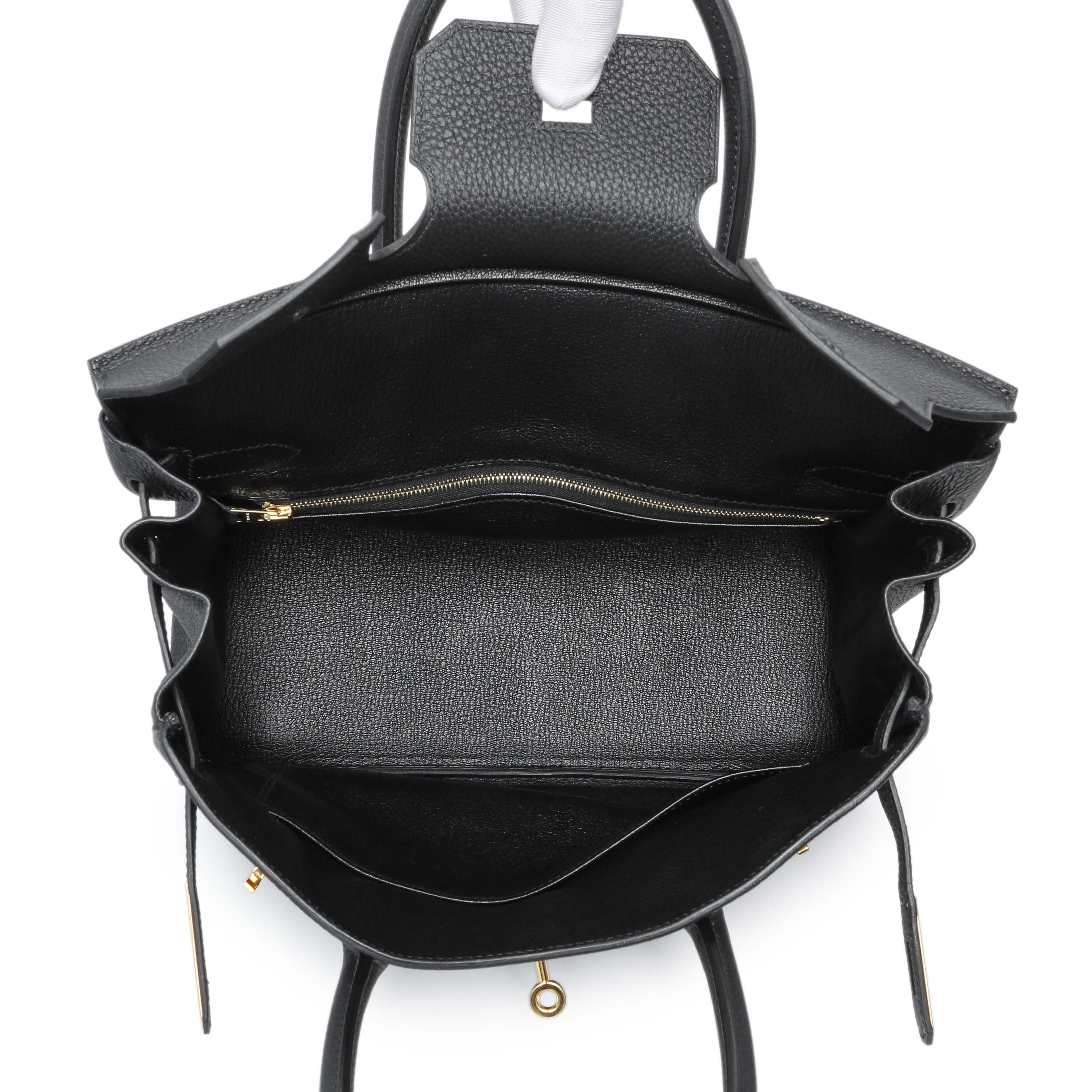 Hermes Black Togo Birkin 30 - Image 4