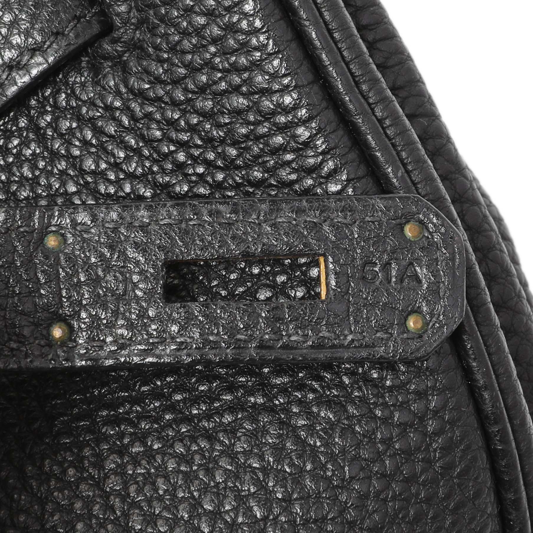 Hermes Black Togo Birkin 35 - Image 10