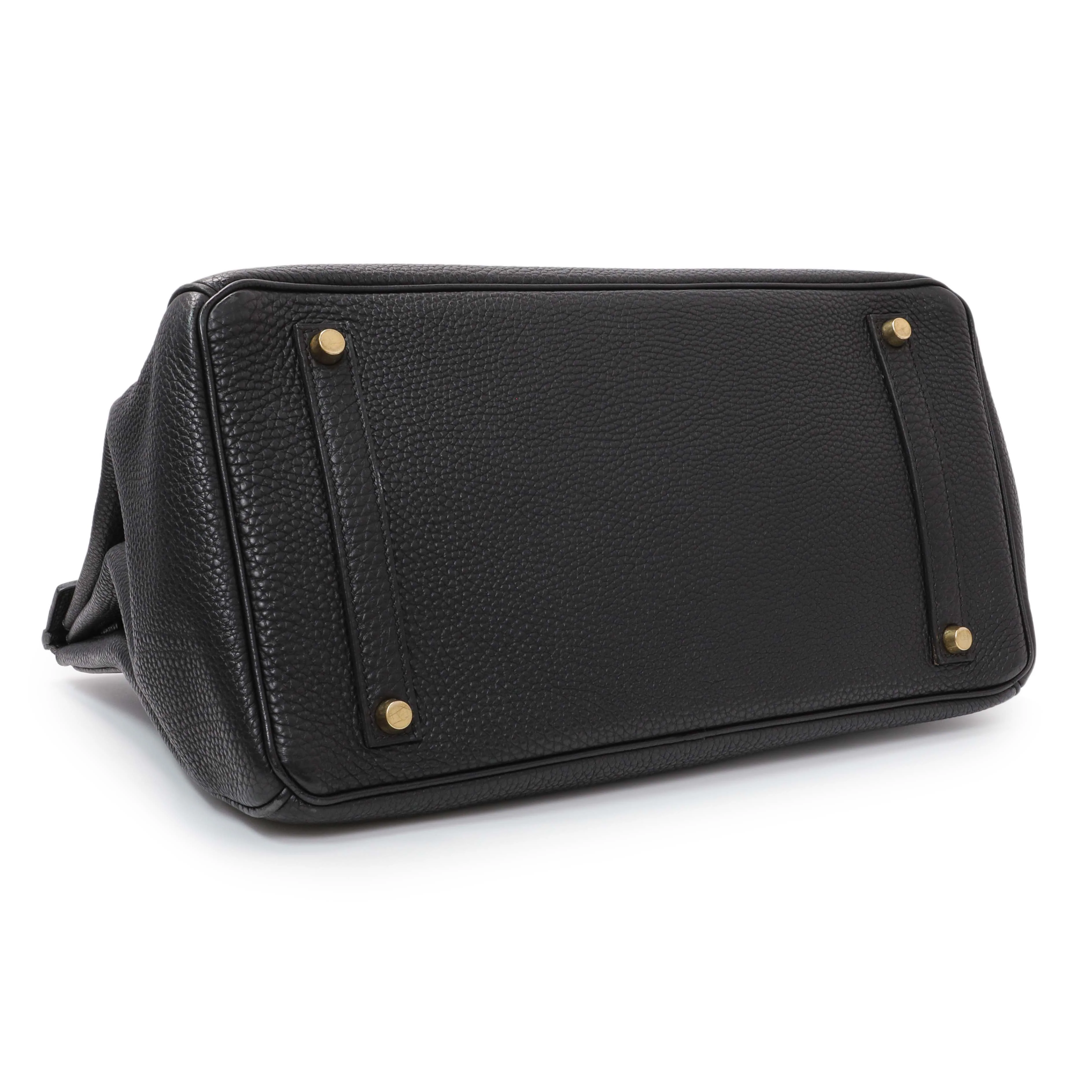 Hermes Black Togo Birkin 35 - Image 3