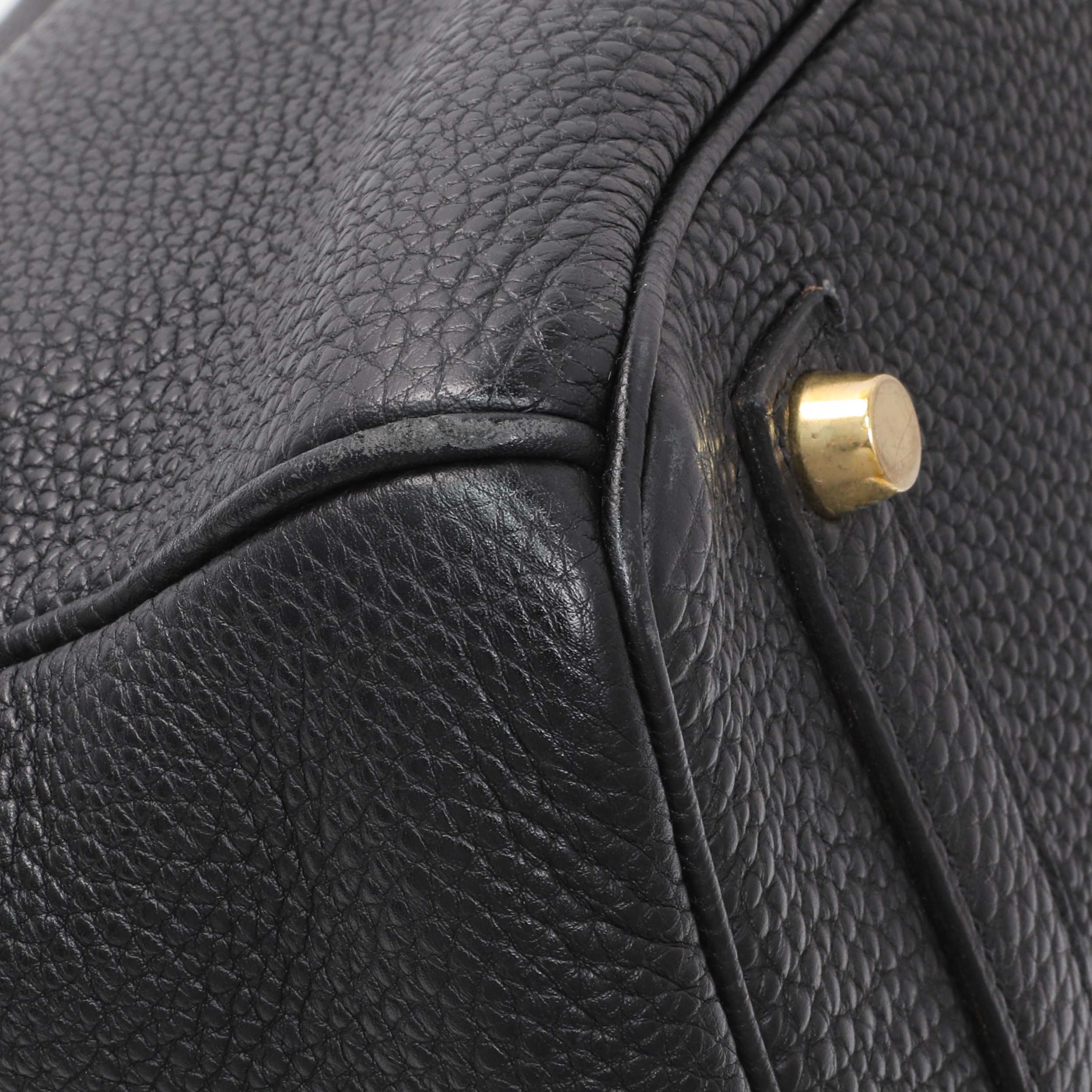 Hermes Black Togo Birkin 35 - Image 4