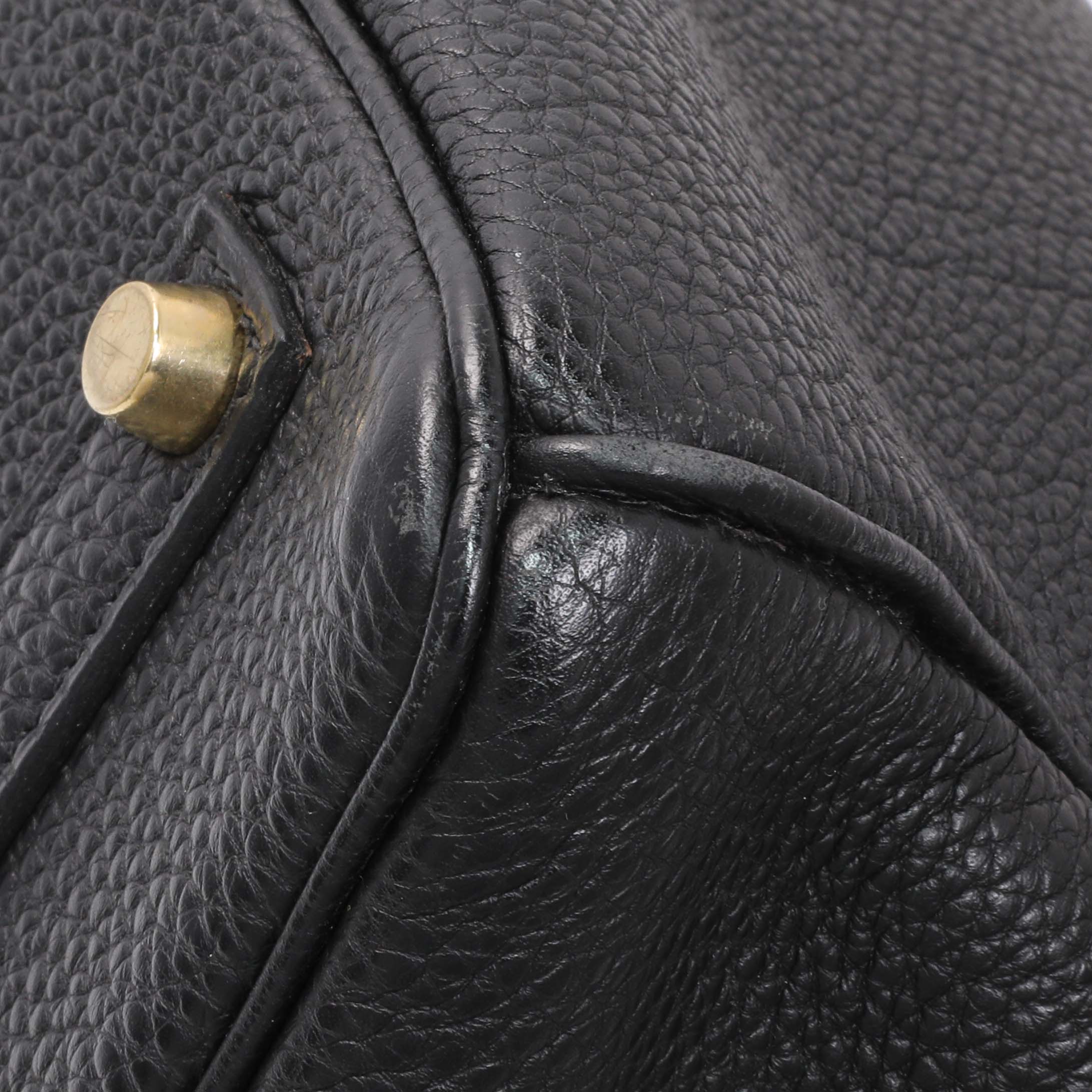Hermes Black Togo Birkin 35 - Image 5