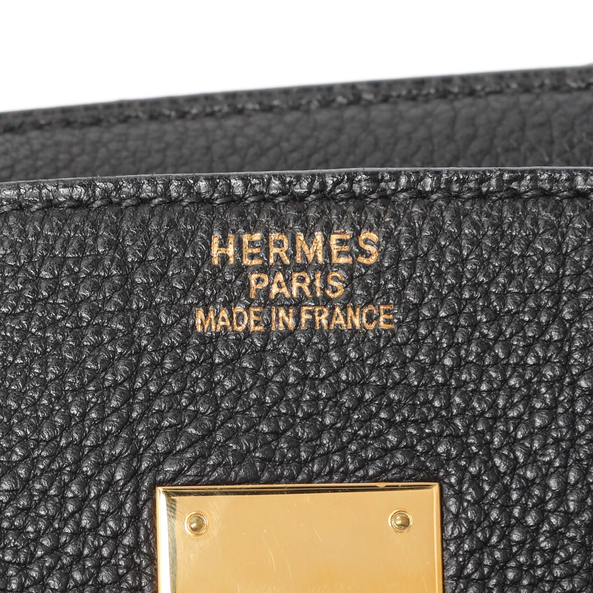 Hermes Black Togo Birkin 35 - Image 9