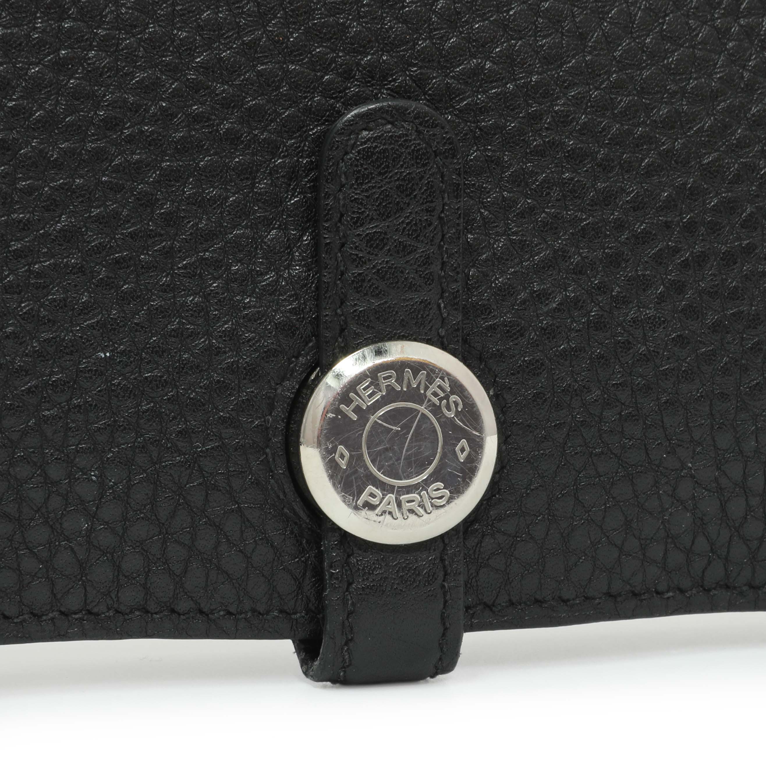 Hermes Black Togo Dogon Duo Wallet - Image 11