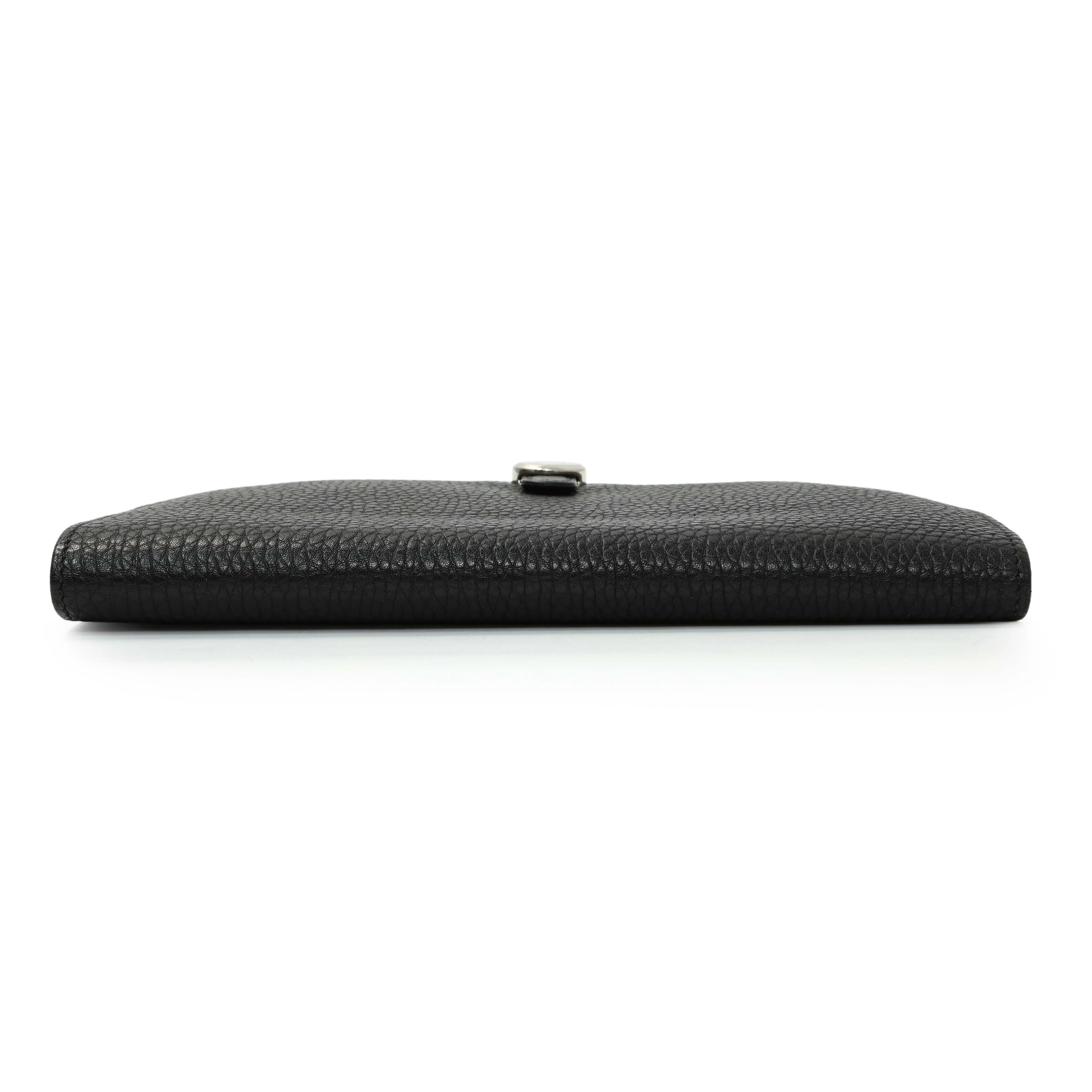 Hermes Black Togo Dogon Duo Wallet - Image 3