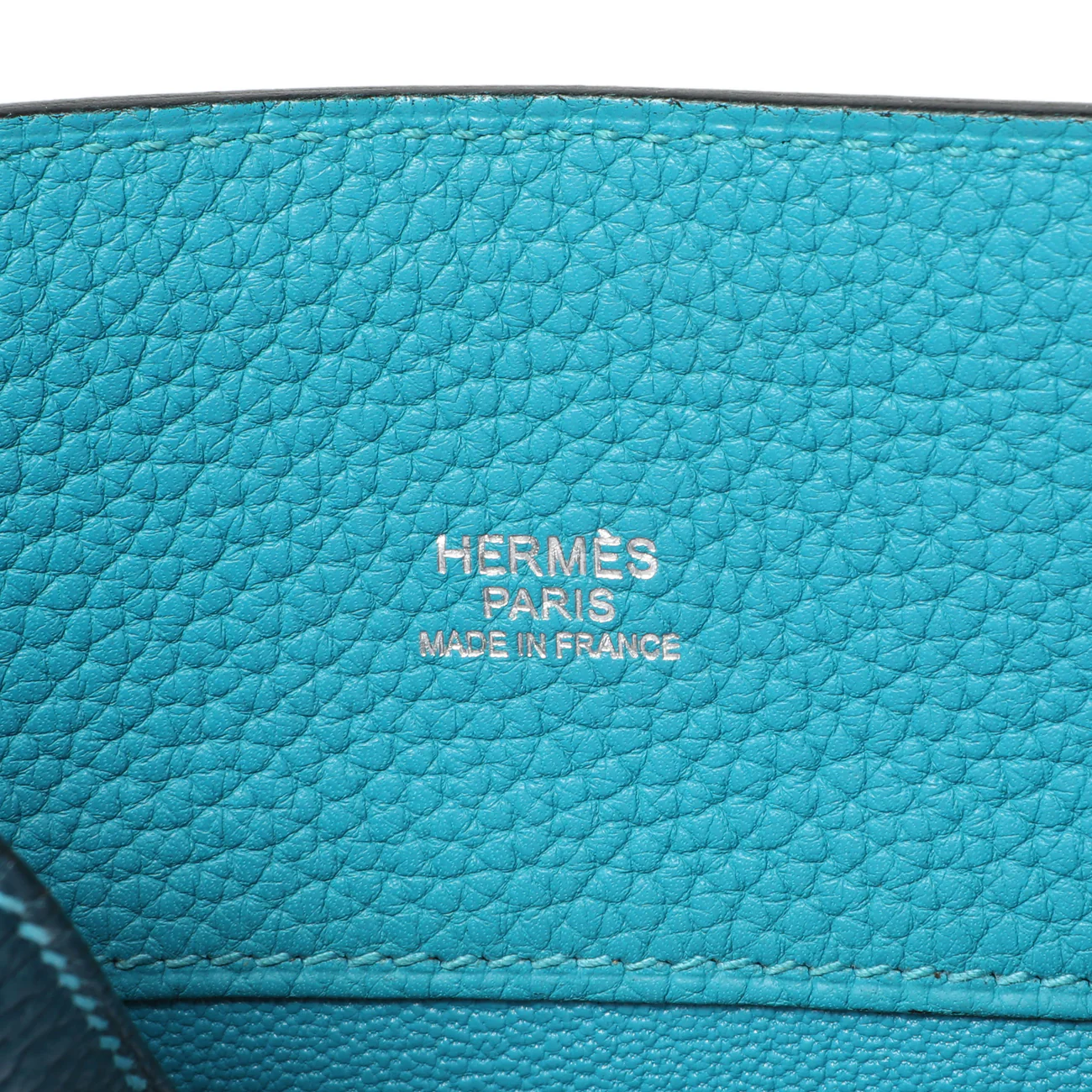 Hermes Bleu Izmir Turquoise Togo Verso So Kelly 22 - Image 5