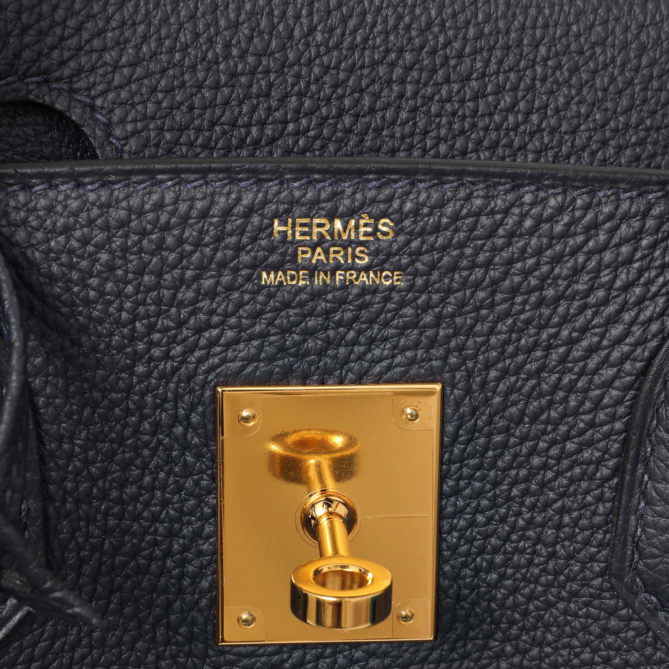 Hermes Bleu Nuit Togo Birkin 30 - Image 5
