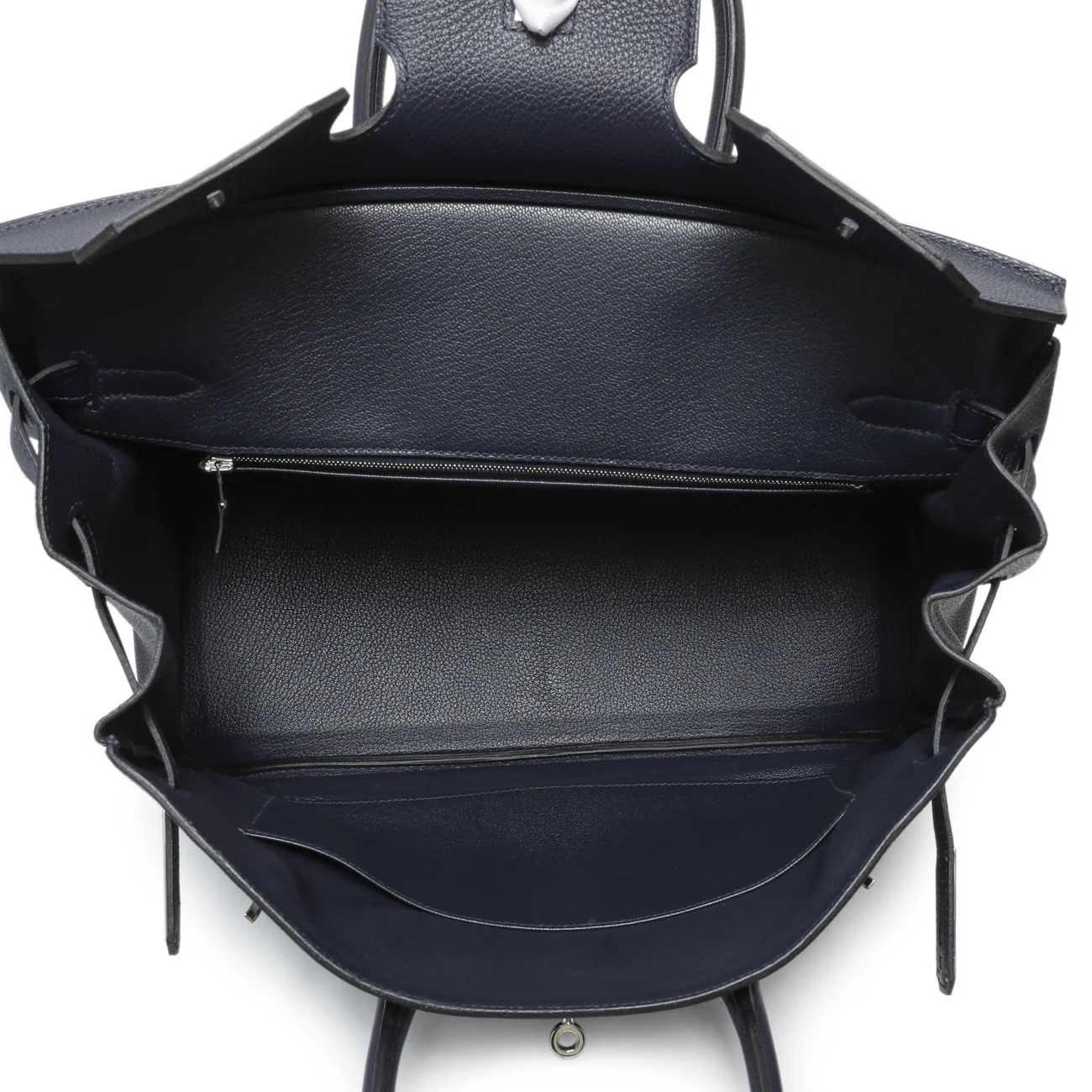 Hermes Bleu Nuit Togo Birkin 35 - Image 8