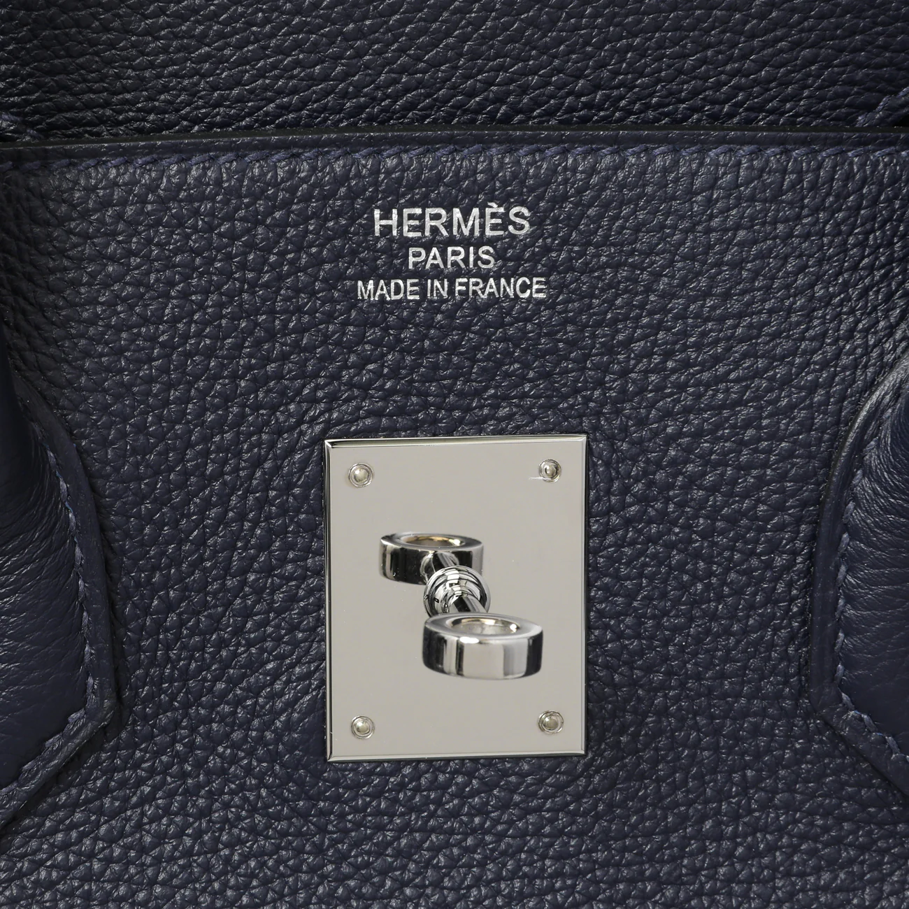 Hermes Bleu Nuit Togo Birkin 35 - Image 9