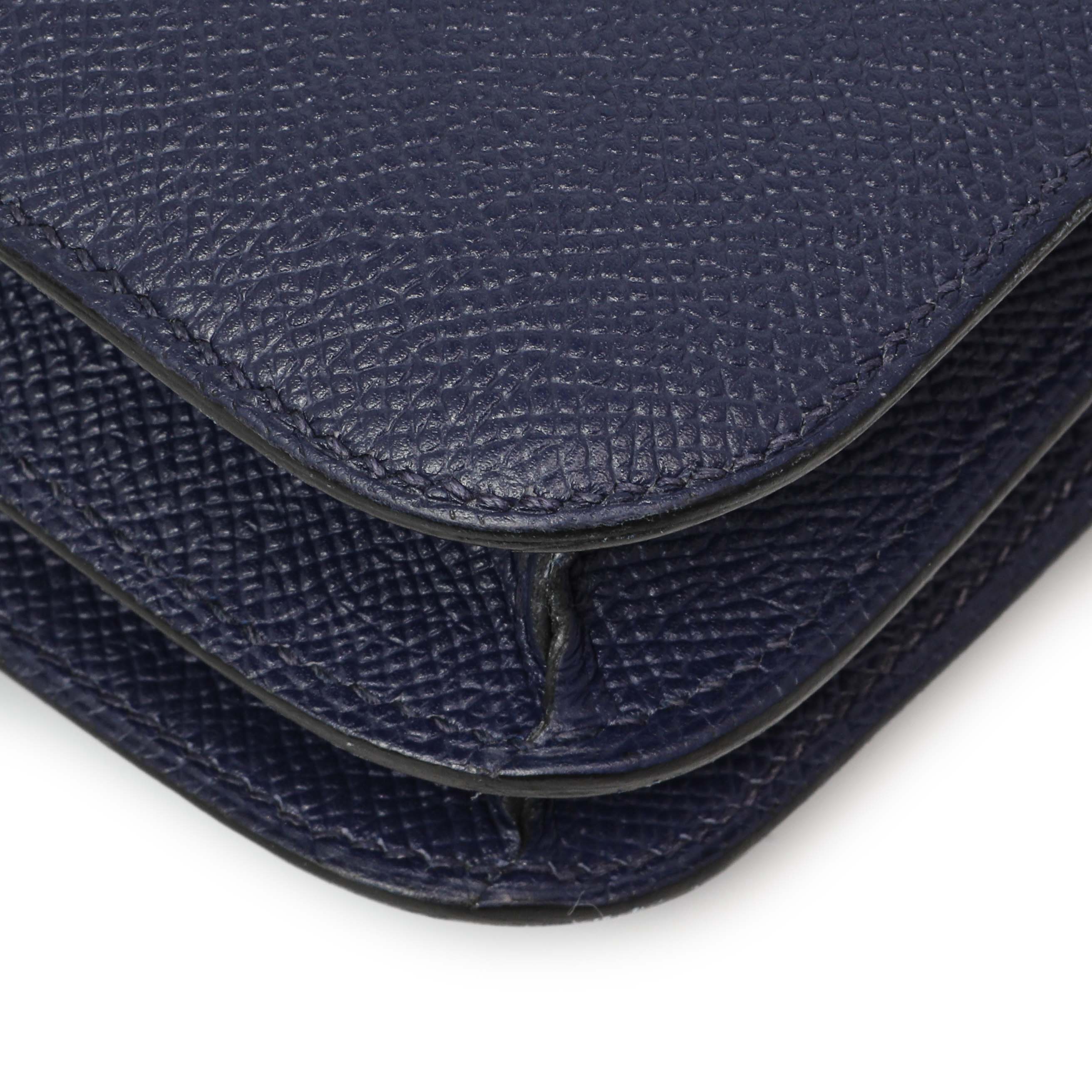 Hermes Bleu Saphir Epsom Constance 18 - Image 8