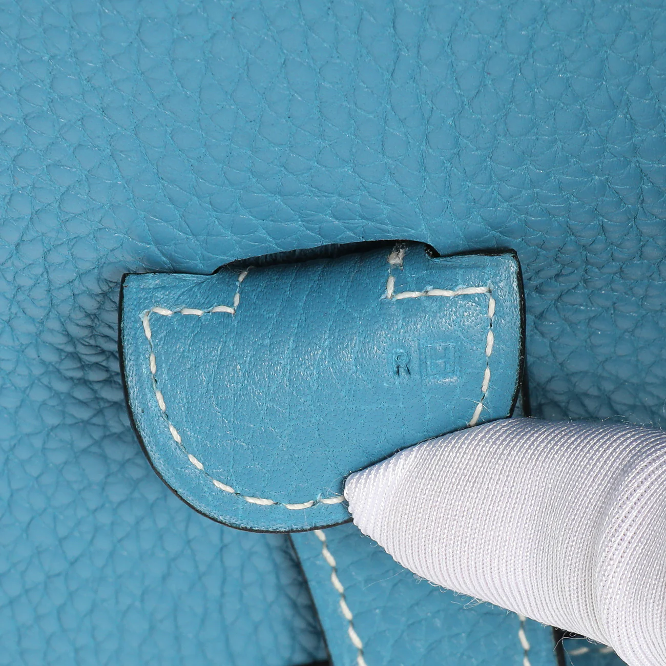 Hermes Blue Jean Clemence Evelyne II GM - Image 10