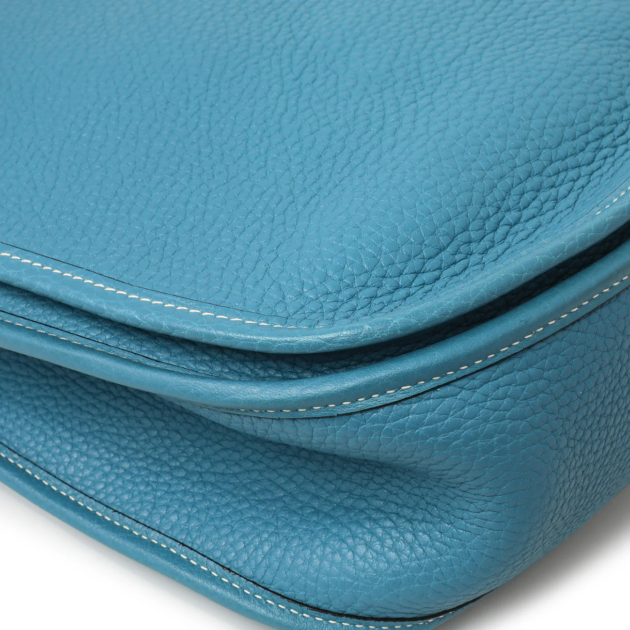 Hermes Blue Jean Clemence Evelyne II GM - Image 6