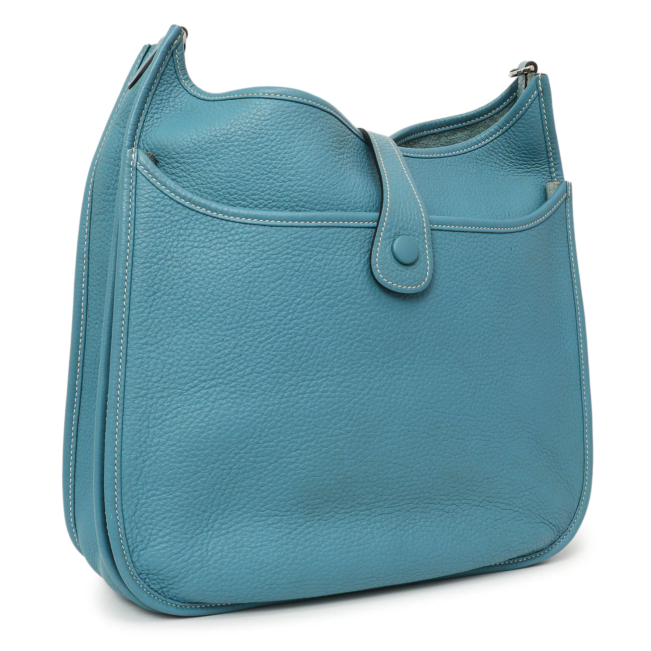 Hermes Blue Jean Clemence Evelyne III GM - Image 2
