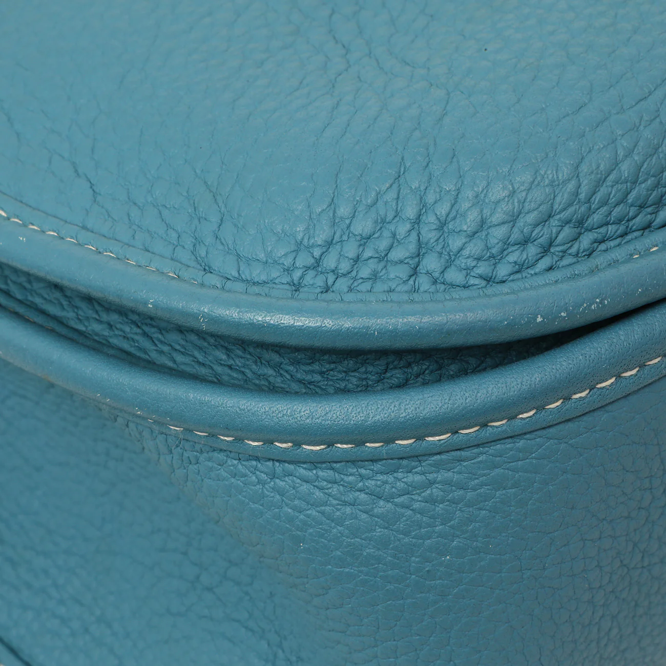 Hermes Blue Jean Clemence Evelyne III GM - Image 6