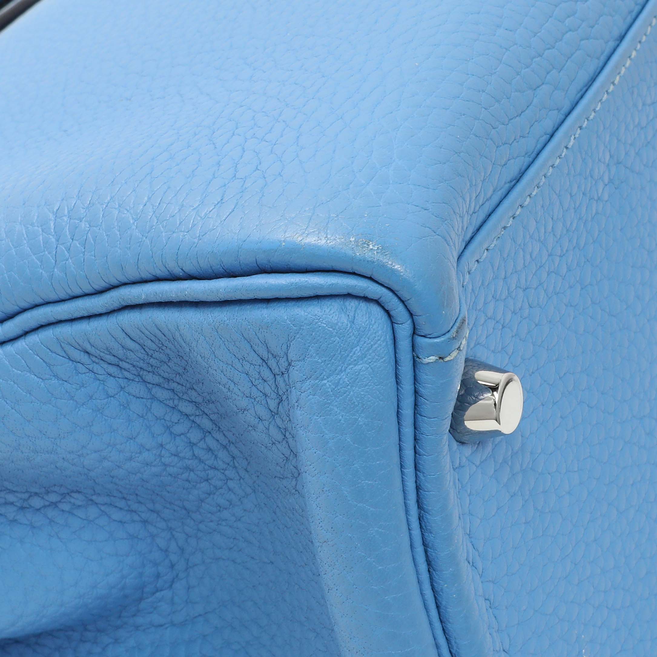 Hermes Blue Paradise Taurillon Clemence Kelly Retourne 32 - Image 4