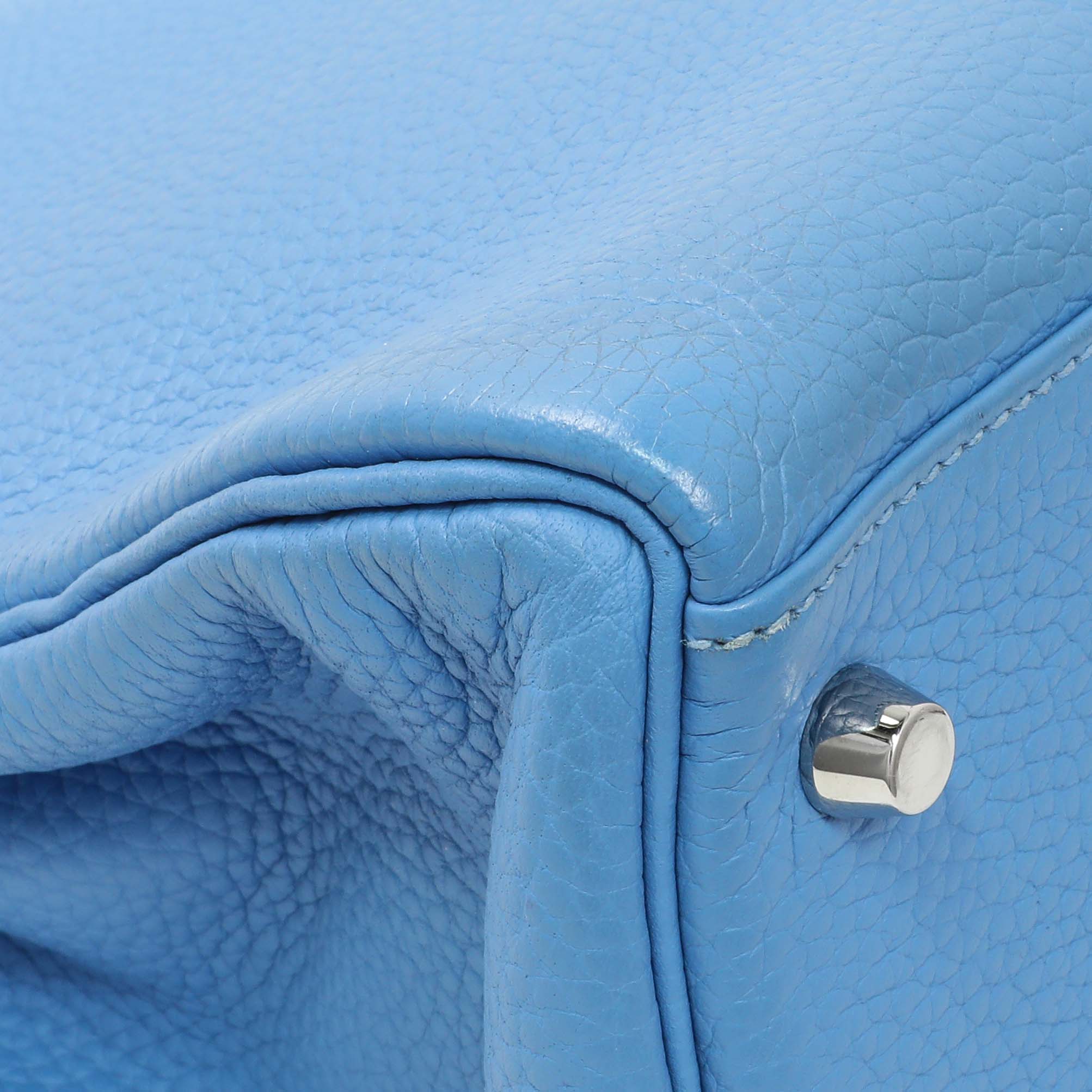 Hermes Blue Paradise Taurillon Clemence Kelly Retourne 32 - Image 6