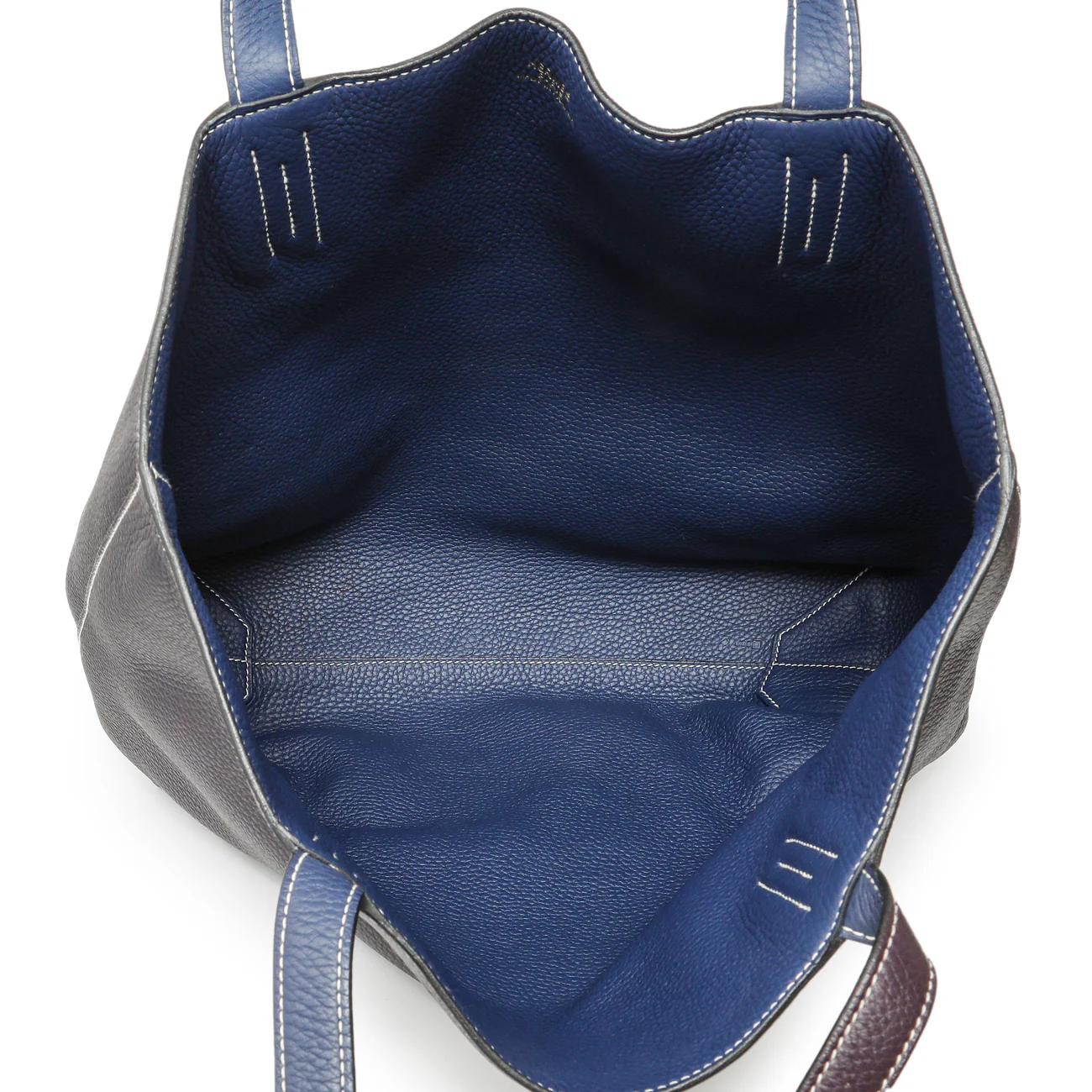 Hermes Blue Taurillon Clemence Double Sens 36 - Image 15