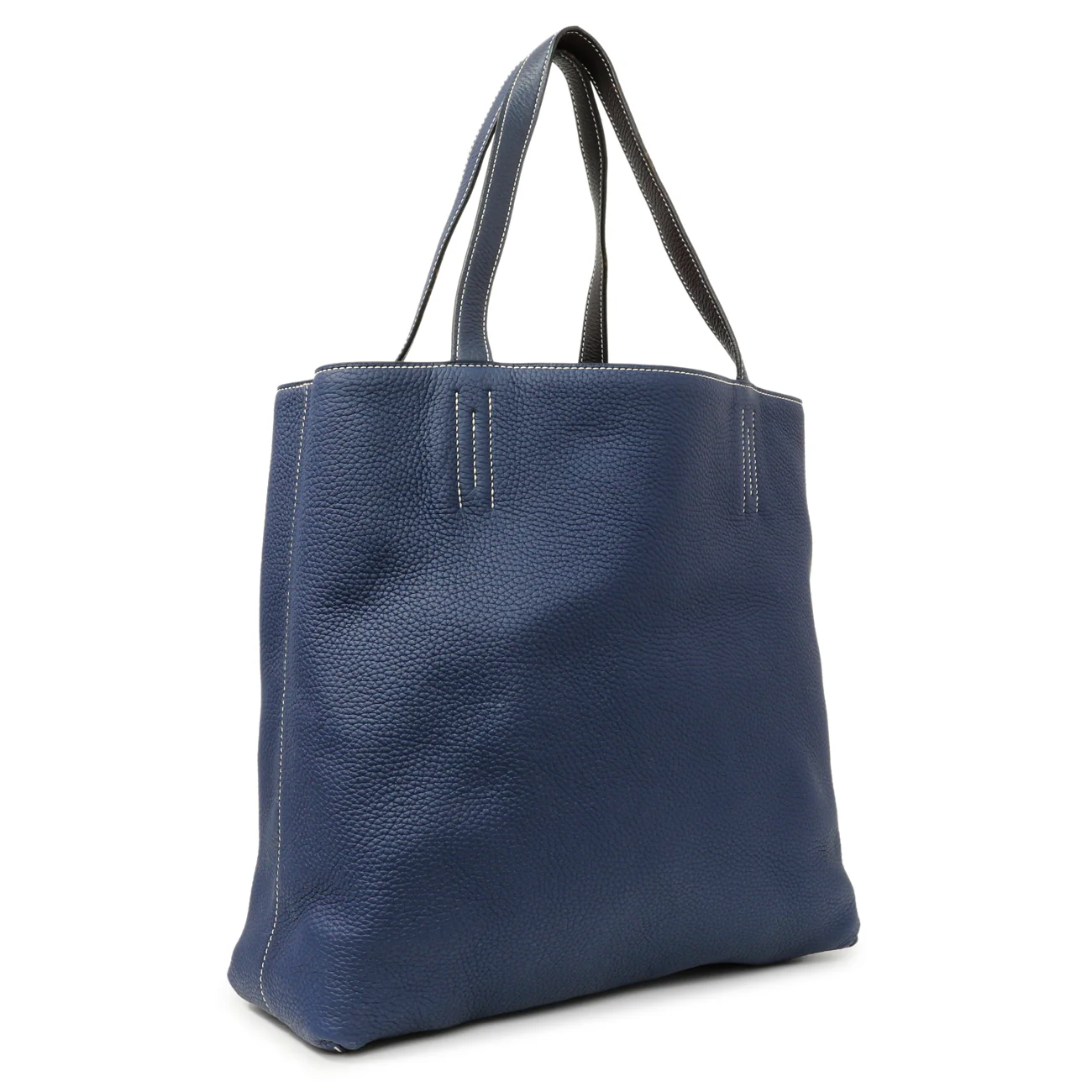 Hermes Blue Taurillon Clemence Double Sens 36 - Image 3