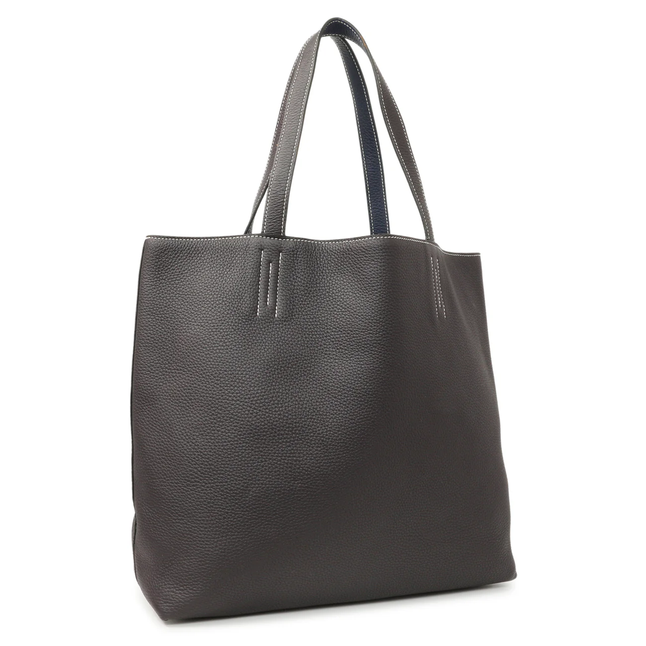 Hermes Blue Taurillon Clemence Double Sens 36 - Image 4