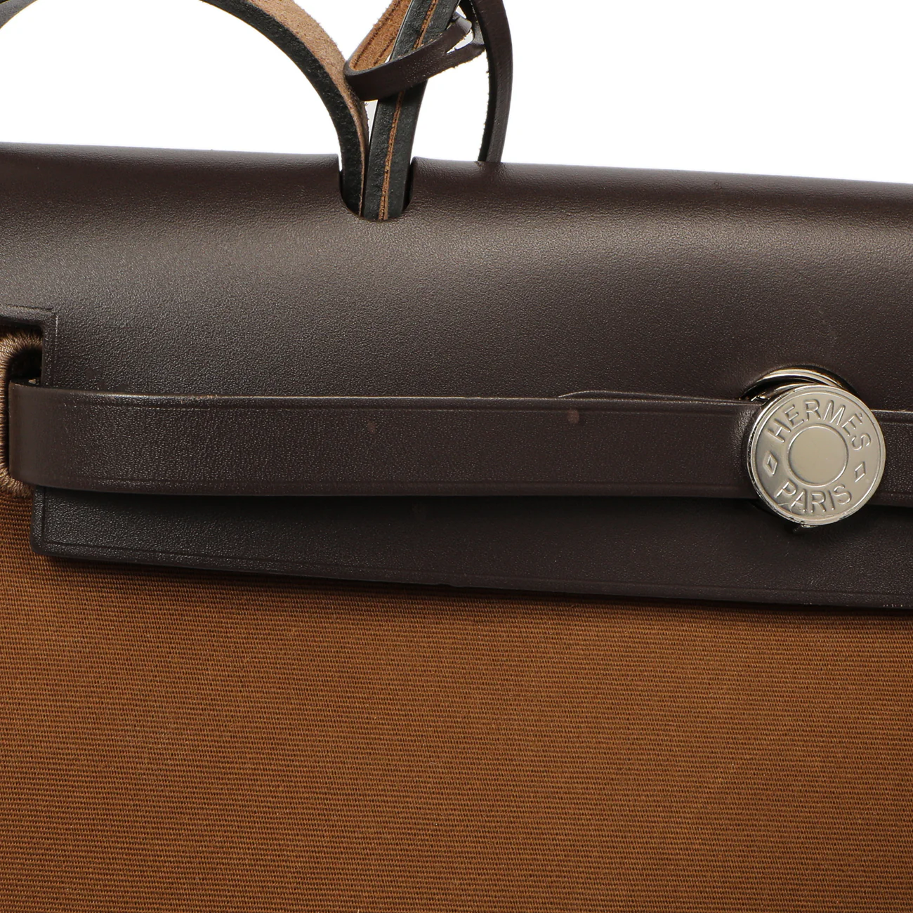 Hermes Ebene Toile Herbag Zip 31 - Image 10