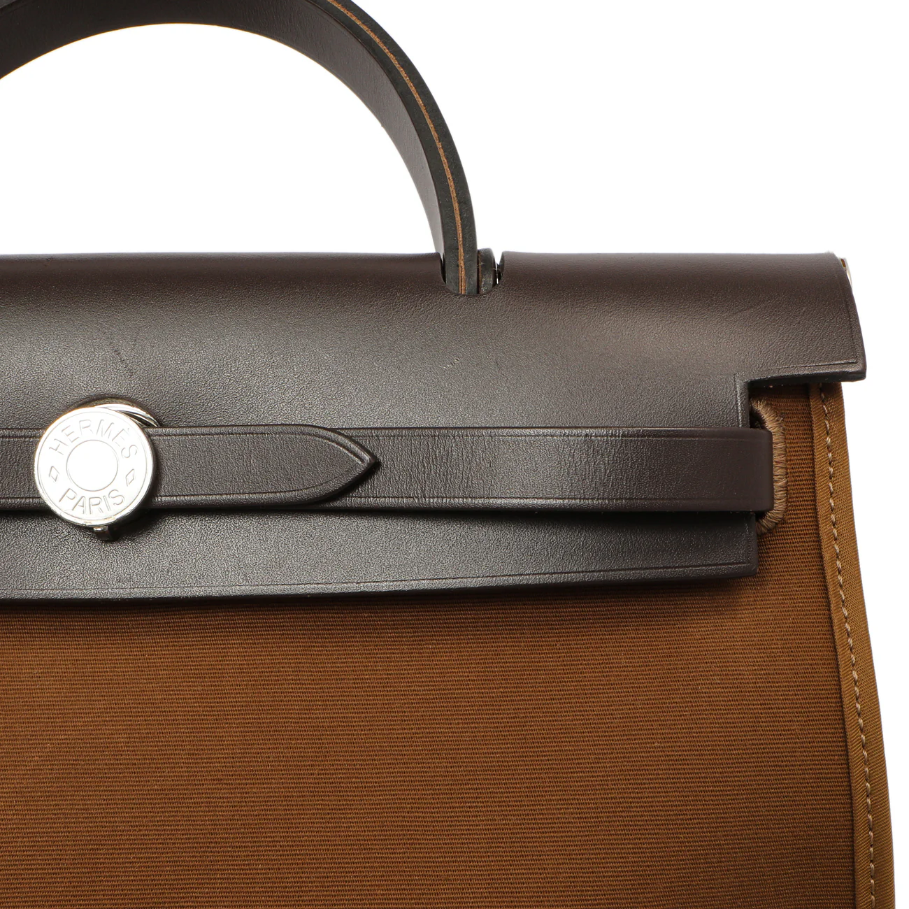 Hermes Ebene Toile Herbag Zip 31 - Image 11