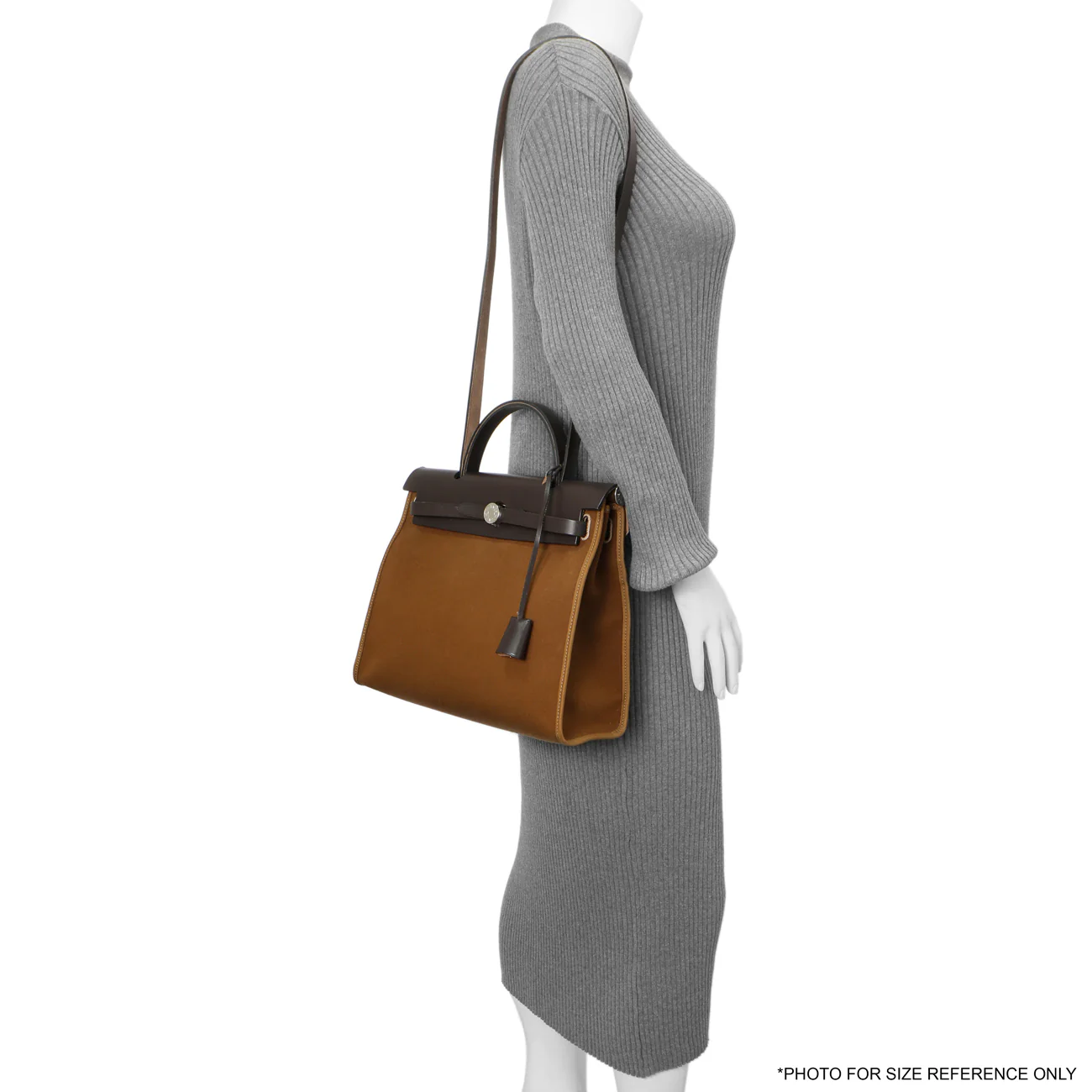 Hermes Ebene Toile Herbag Zip 31 - Image 13