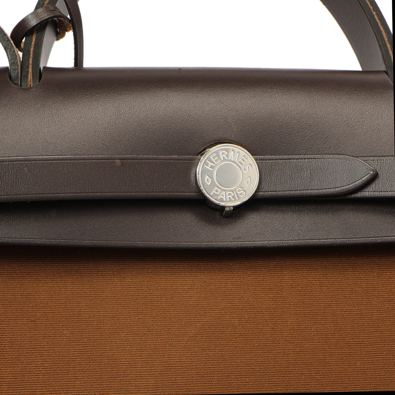 Hermes Ebene Toile Herbag Zip 31 - Image 9