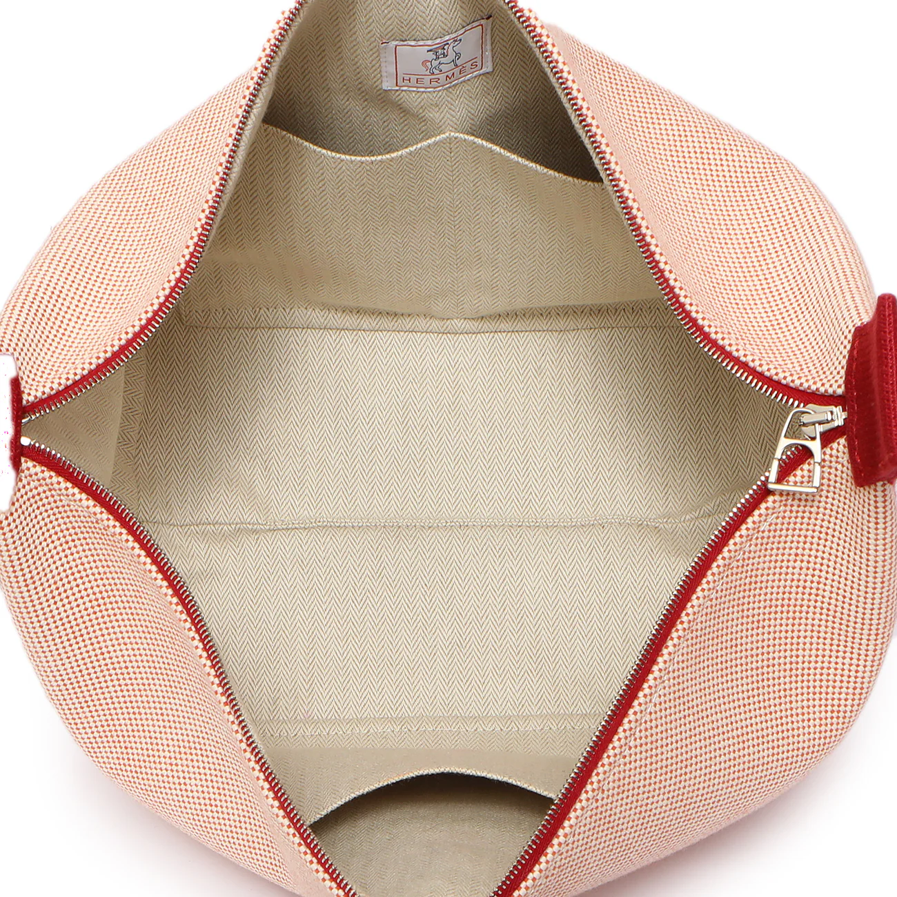 Hermes Canvas Large Bride-A-Brac Pouch - Image 4