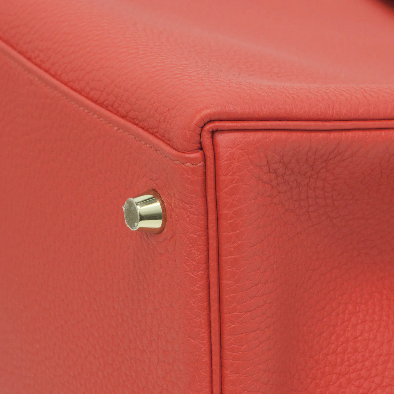 Hermes Capucine Togo Kelly 35 - Image 11