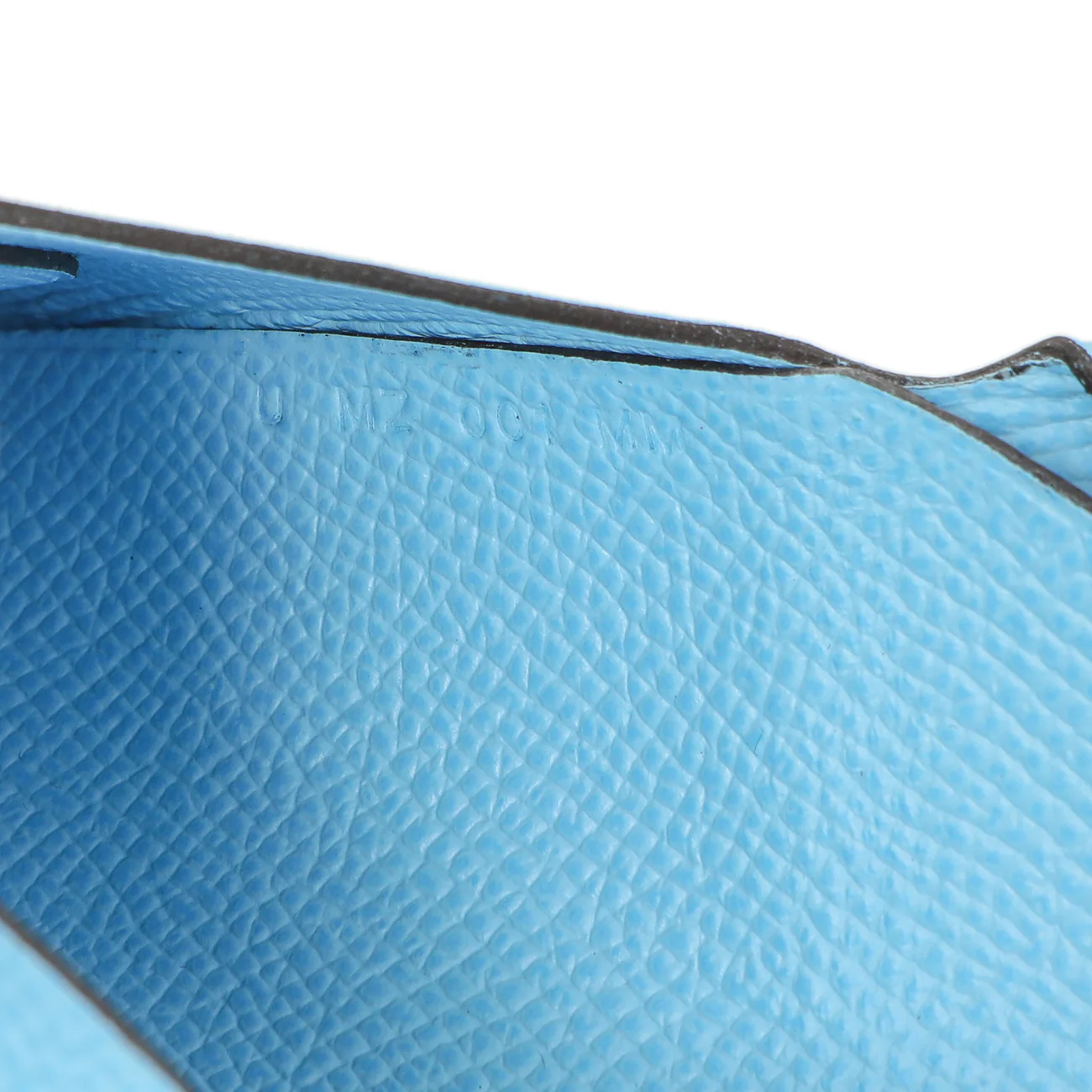 Hermes Celeste Epsom Calvi Duo Card Case - Image 6