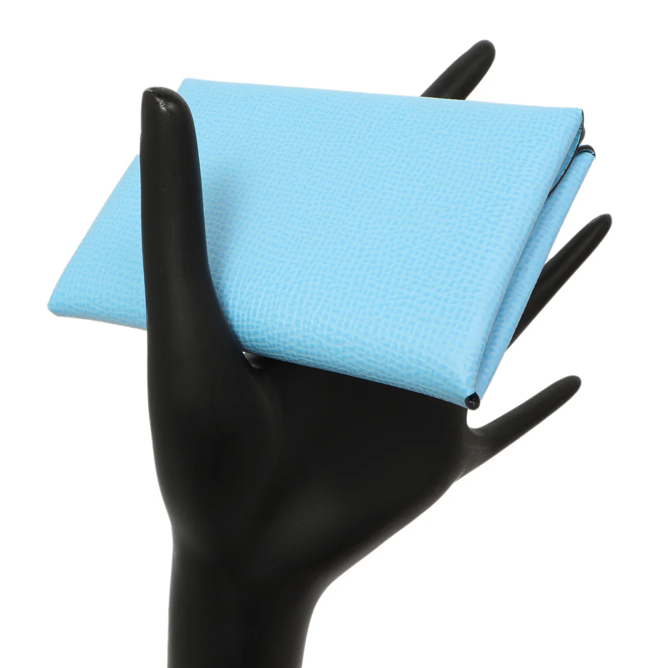 Hermes Celeste Epsom Calvi Duo Card Case - Image 7