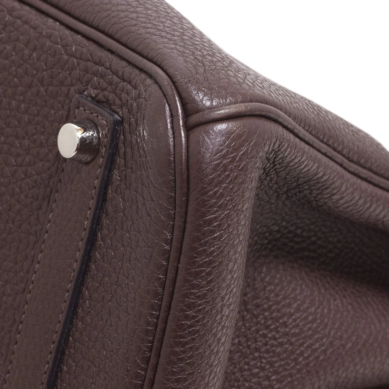Hermes Chocolate Togo Birkin 35 - Image 11