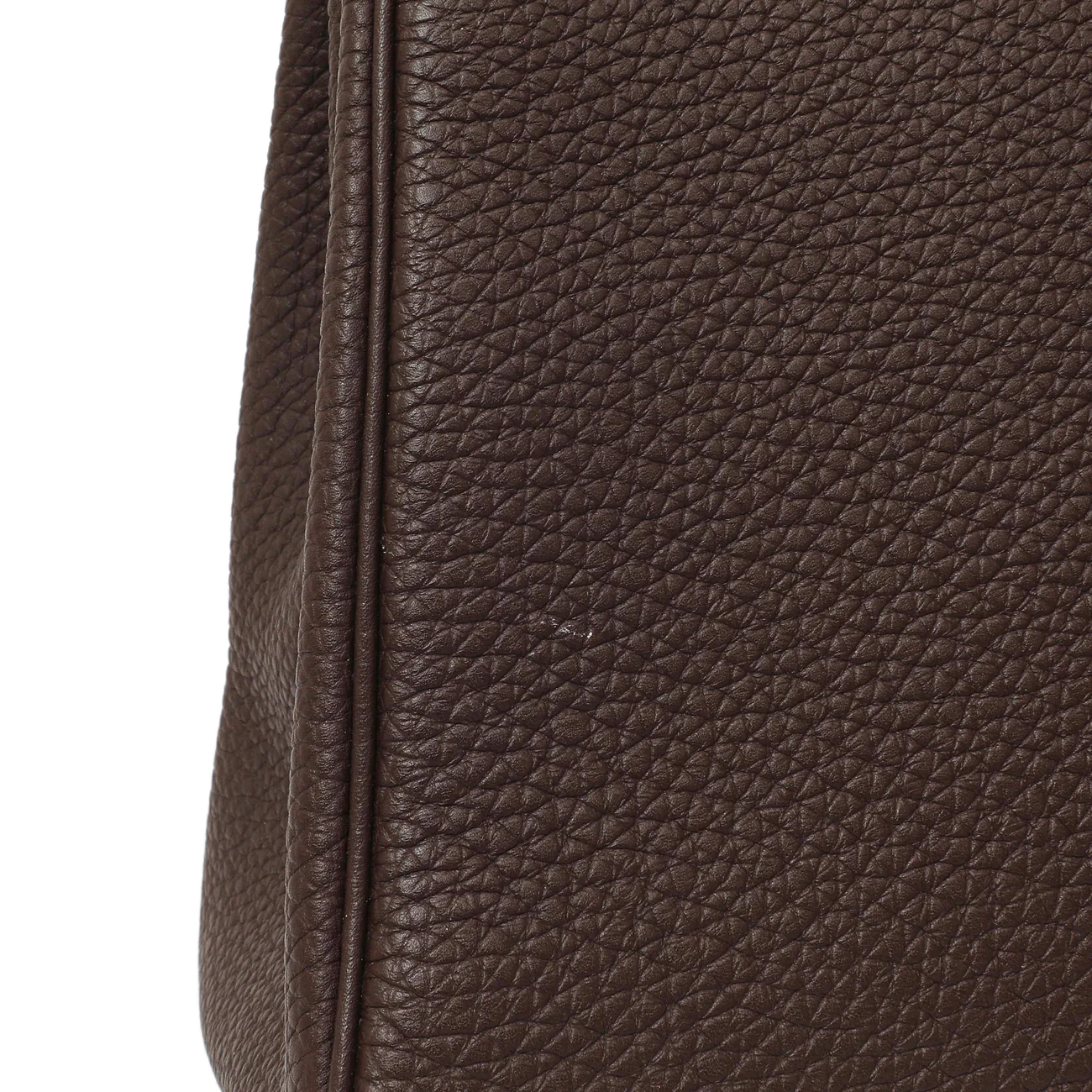 Hermes Chocolate Togo Kelly Retourne 28 - Image 11
