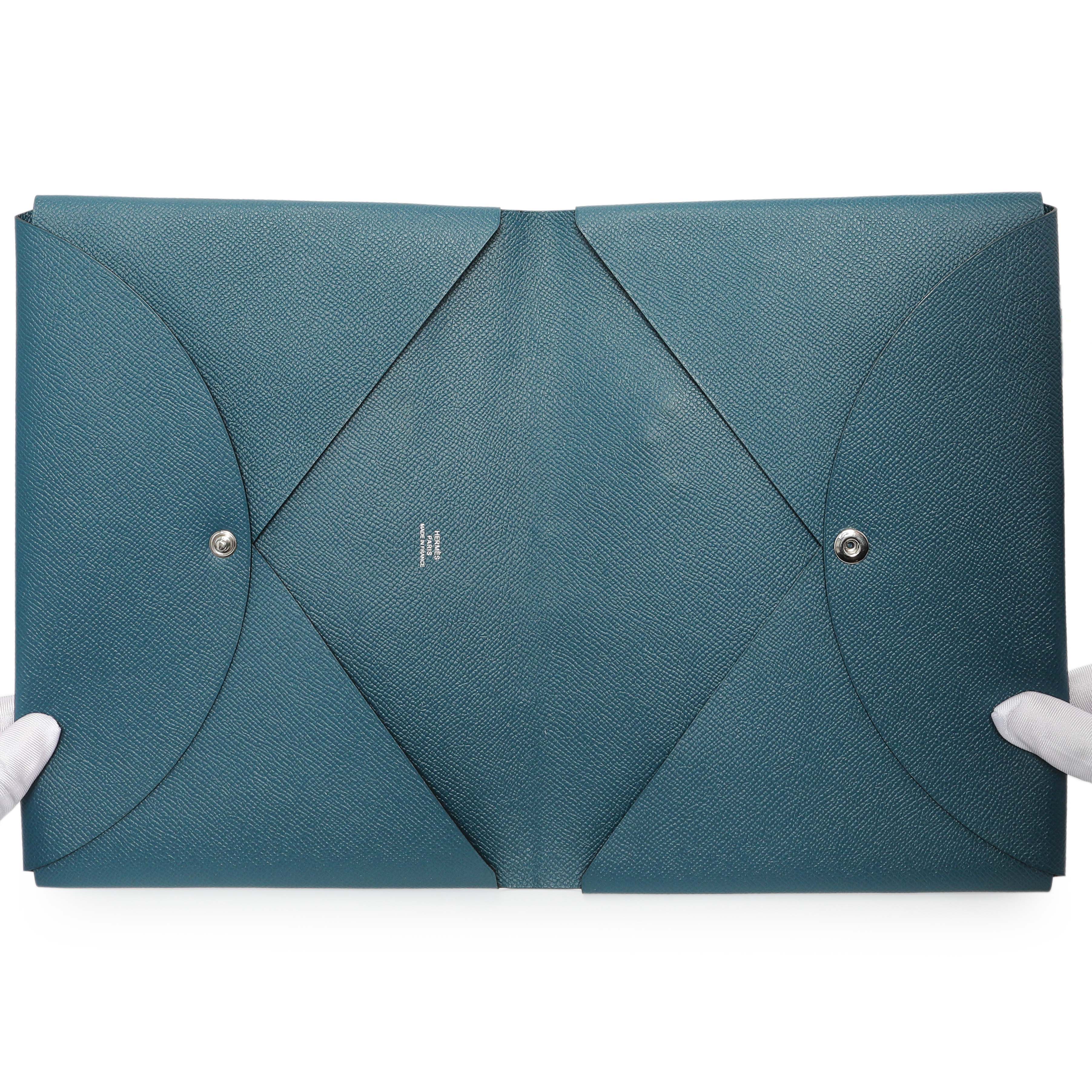 Hermes Colvert Epsom Calvi Pouch - Image 6
