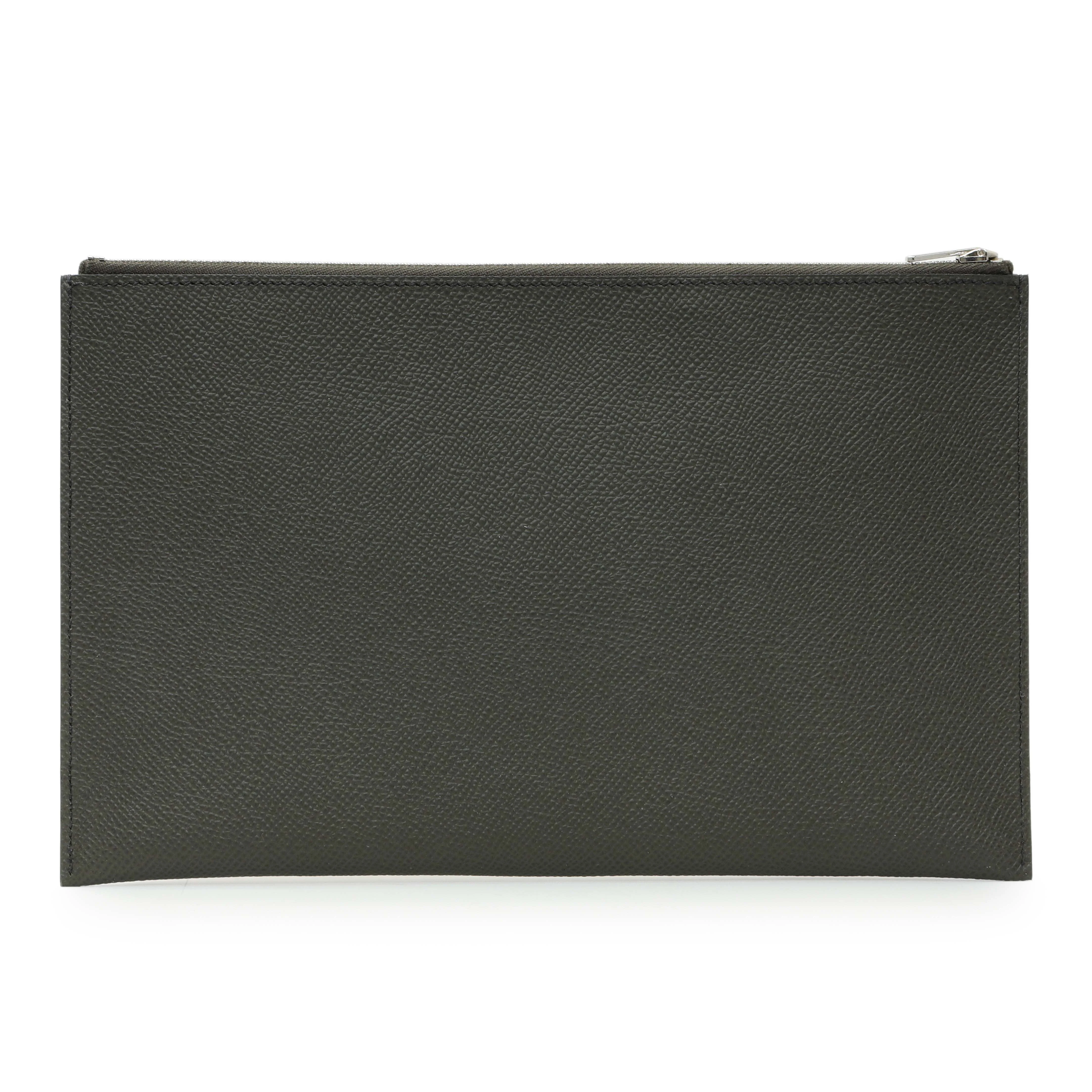 Hermes Colvert Epsom Calvi Pouch - Image 9