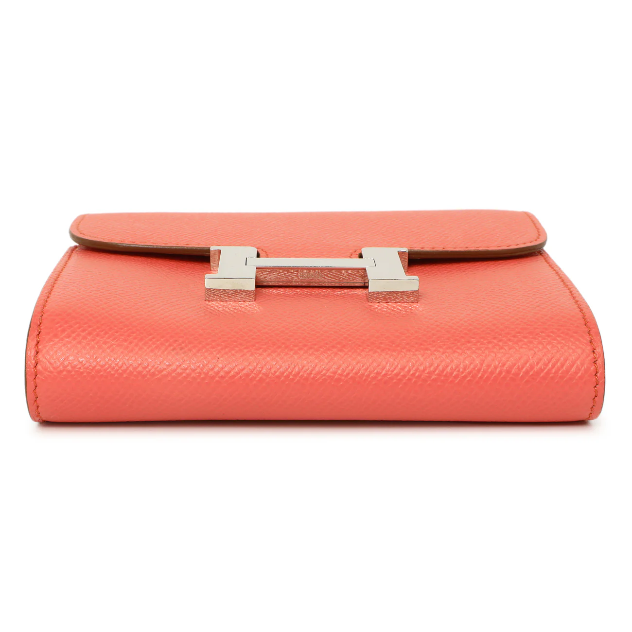 Hermes Coral Epsom Constance Short Wallet - Image 3