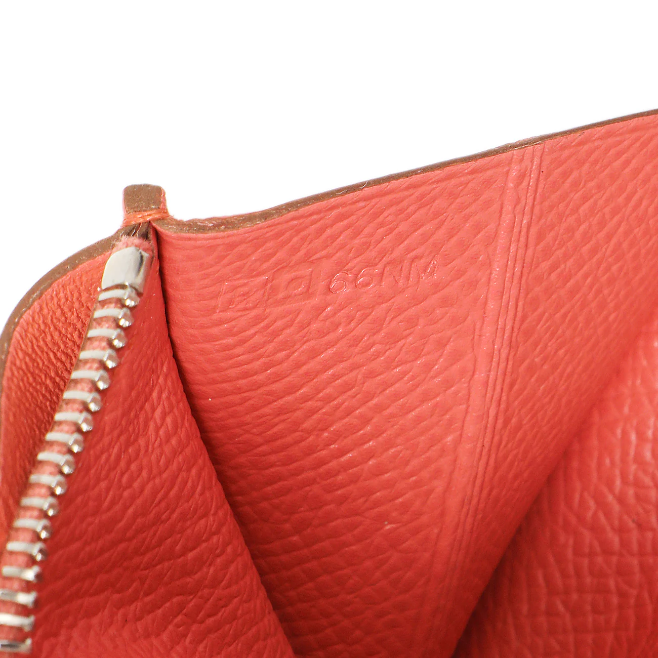 Hermes Coral Epsom Constance Short Wallet - Image 5