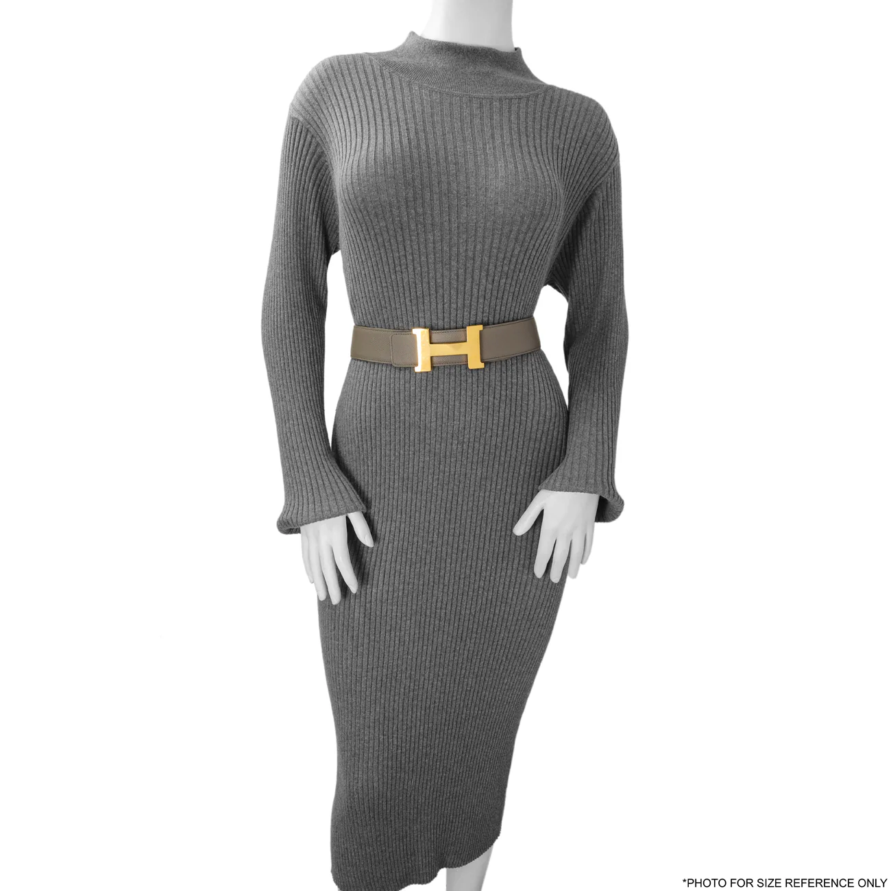 Hermes Etain Black Epsom Box Constance H 40mm Belt - Image 5