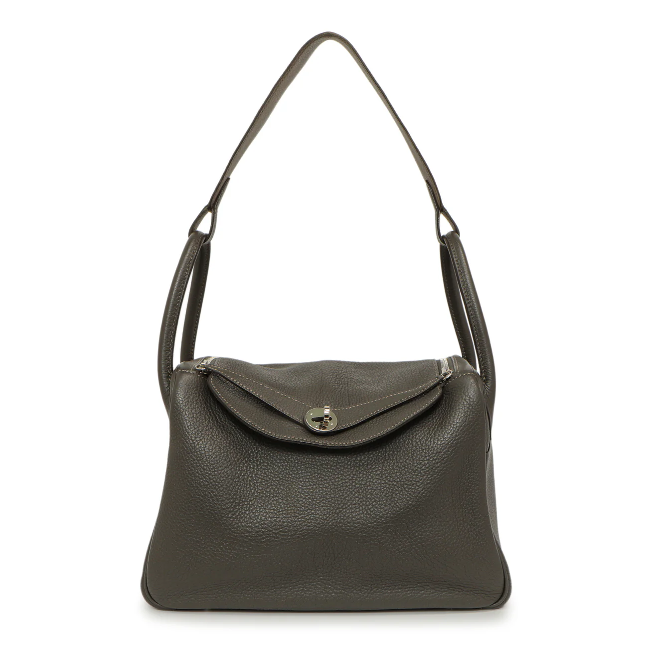 Hermes Etain Etoupe Clemence Lindy 30