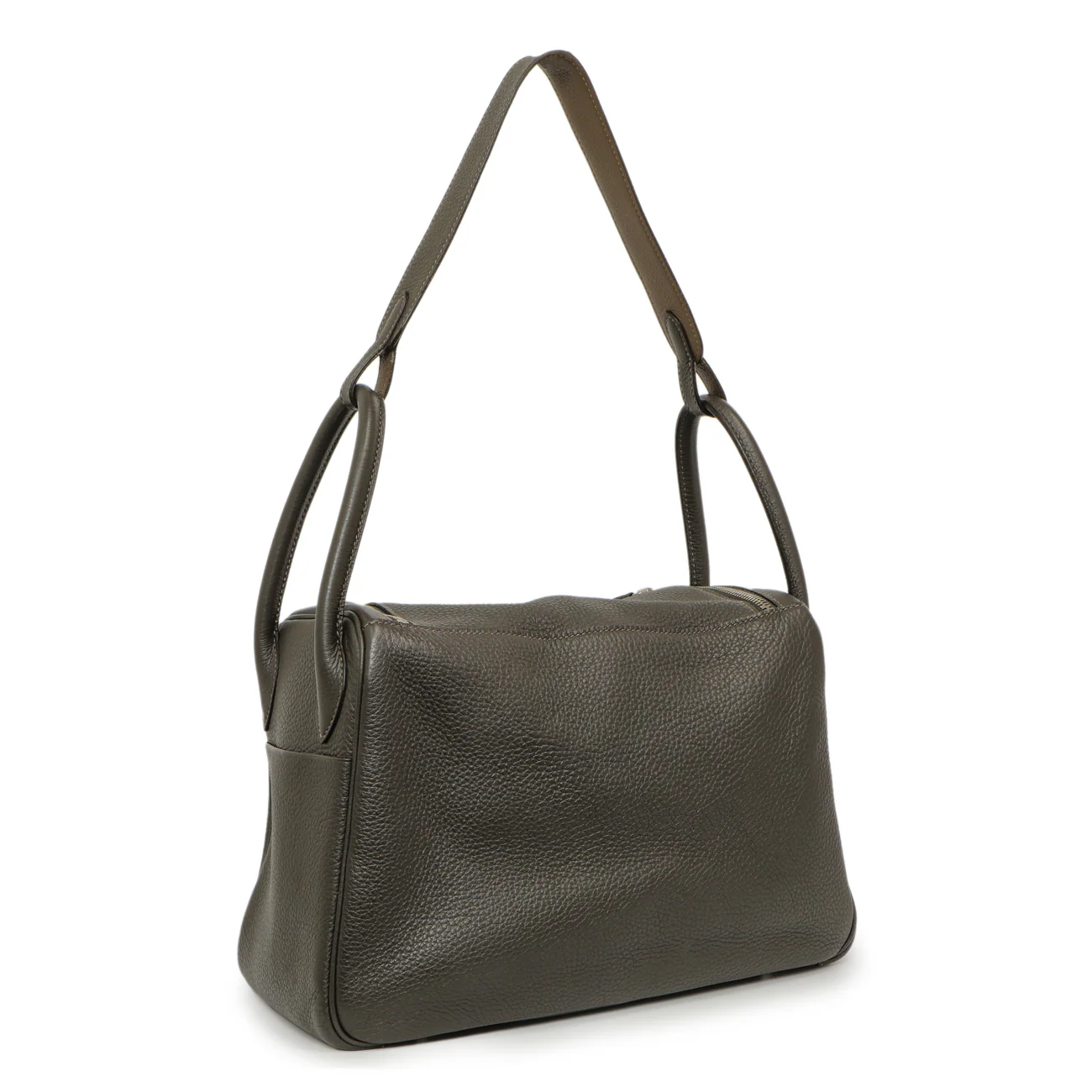 Hermes Etain Etoupe Clemence Lindy 30 - Image 2