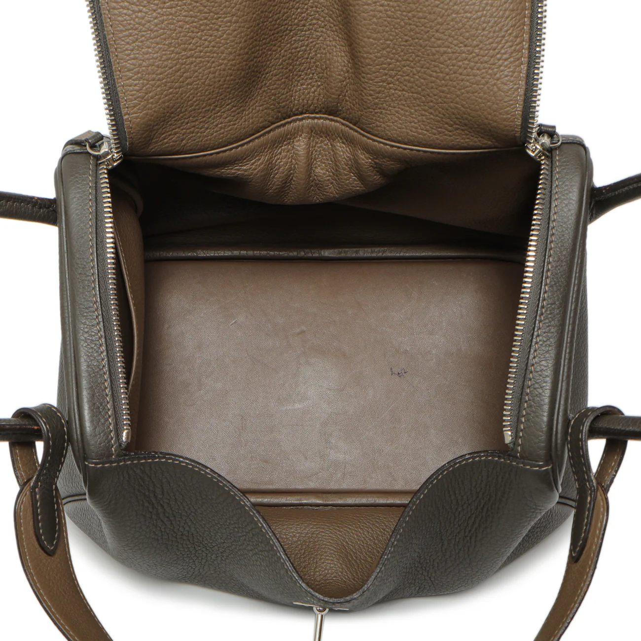 Hermes Etain Etoupe Clemence Lindy 30 - Image 4