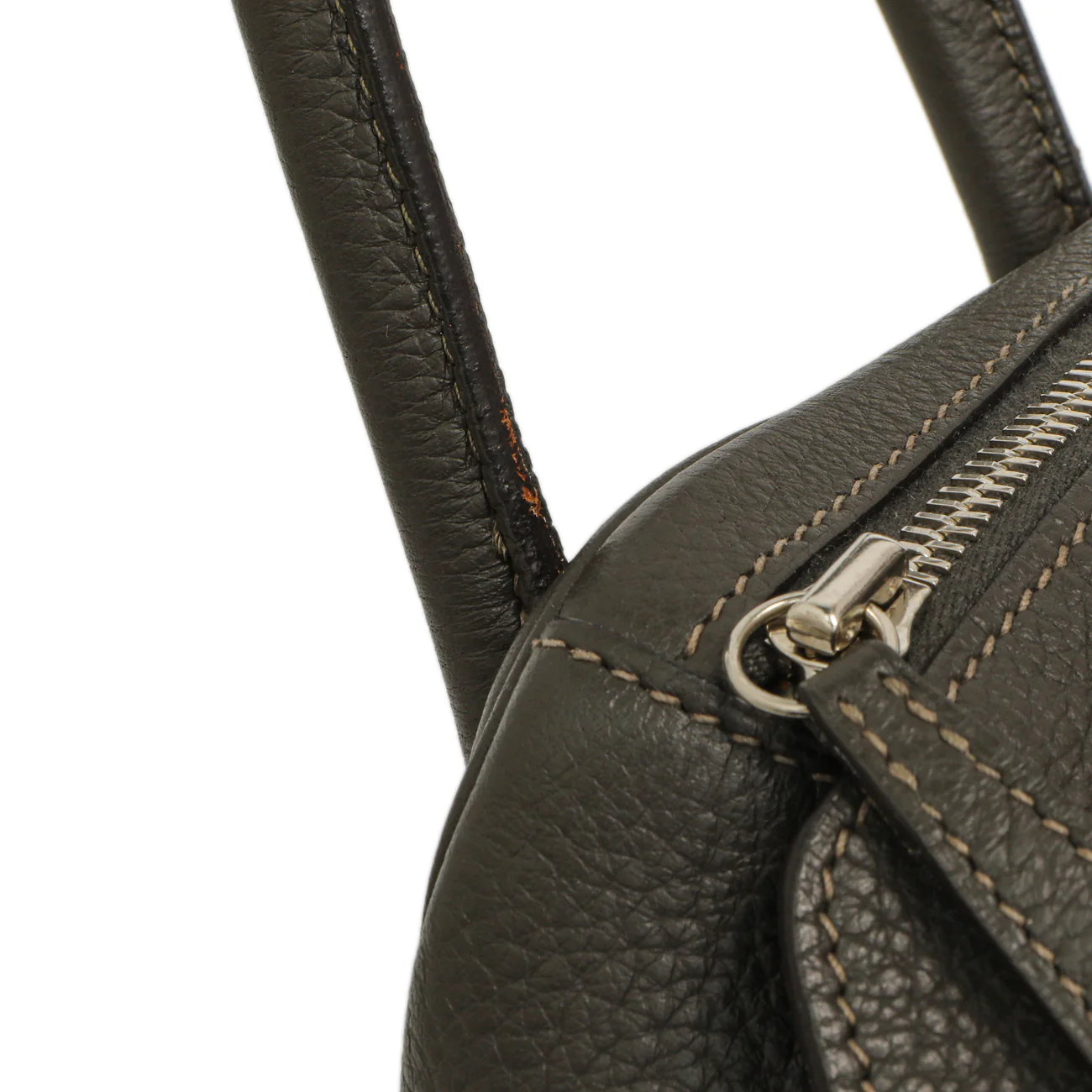 Hermes Etain Etoupe Clemence Lindy 30 - Image 9
