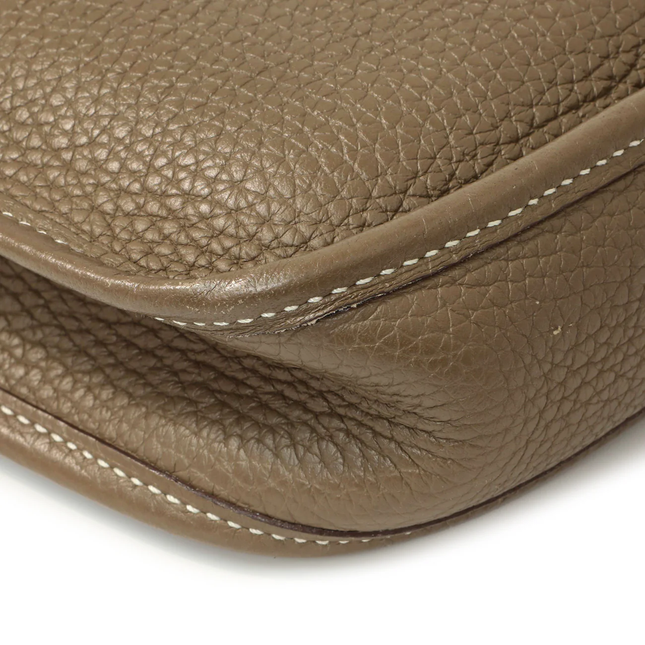 Hermes Etoupe Bleu Indigo Clemence Evelyne TPM - Image 6