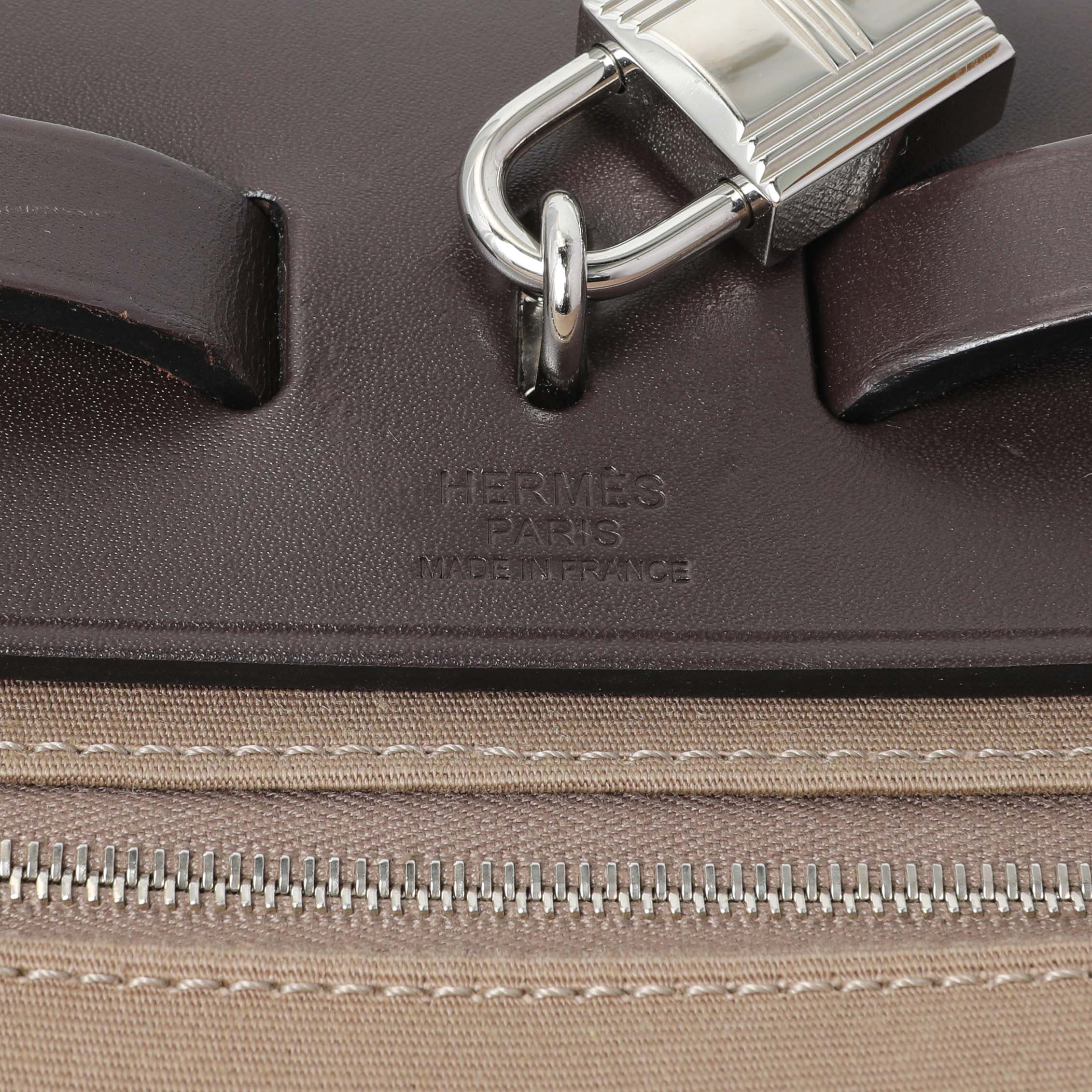 Hermes Etoupe/Ebene Herbag Zip 31 - Image 9