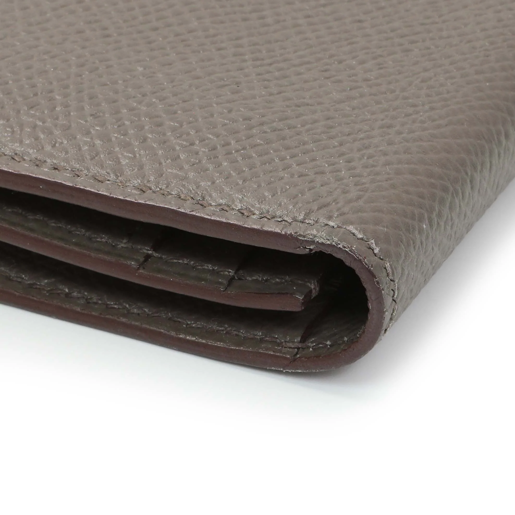 Hermes Etoupe Epsom Bearn Gusset Wallet - Image 4