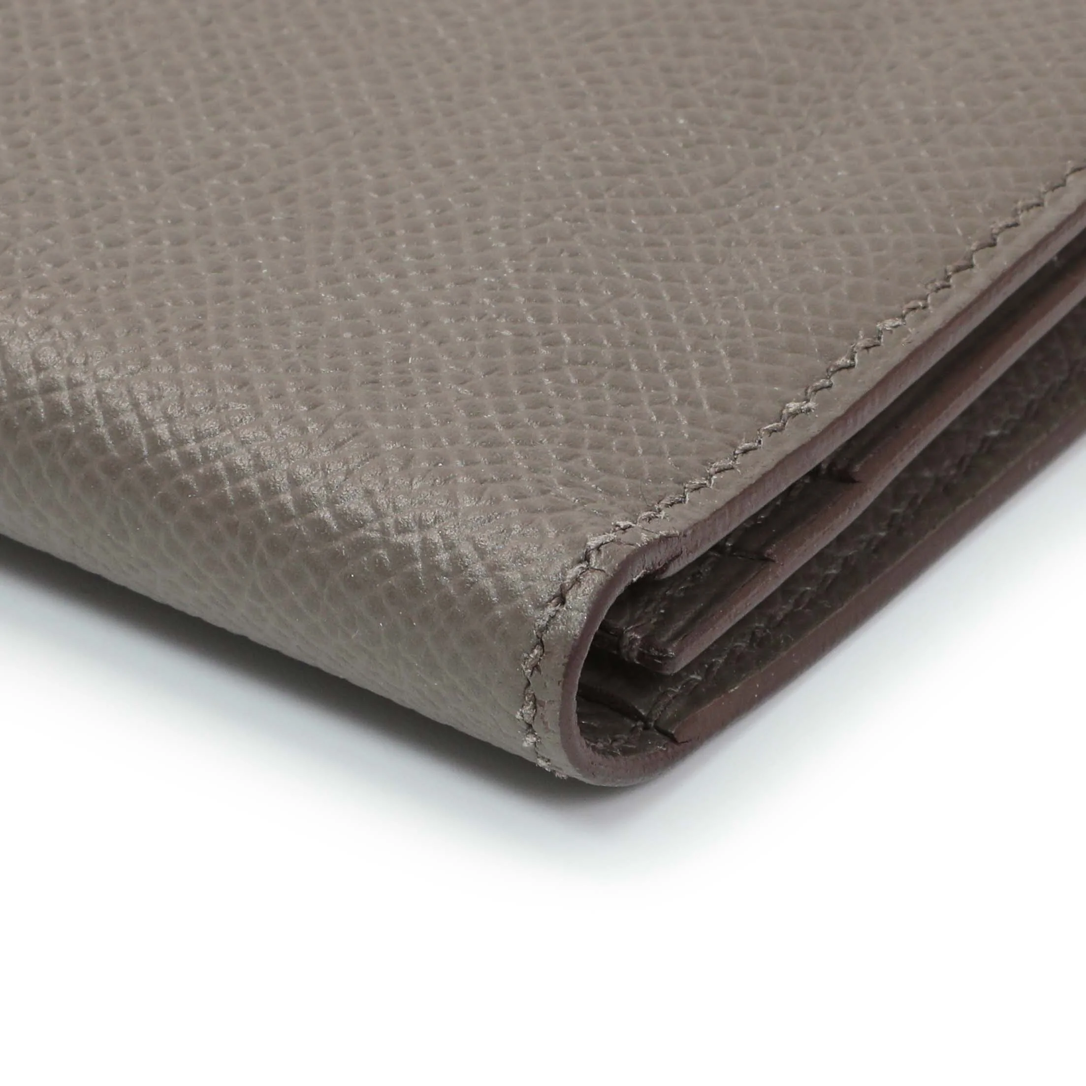 Hermes Etoupe Epsom Bearn Gusset Wallet - Image 5