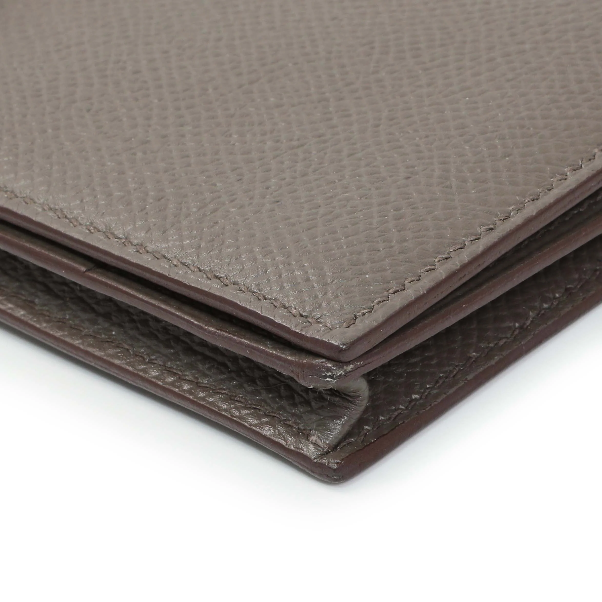 Hermes Etoupe Epsom Bearn Gusset Wallet - Image 7