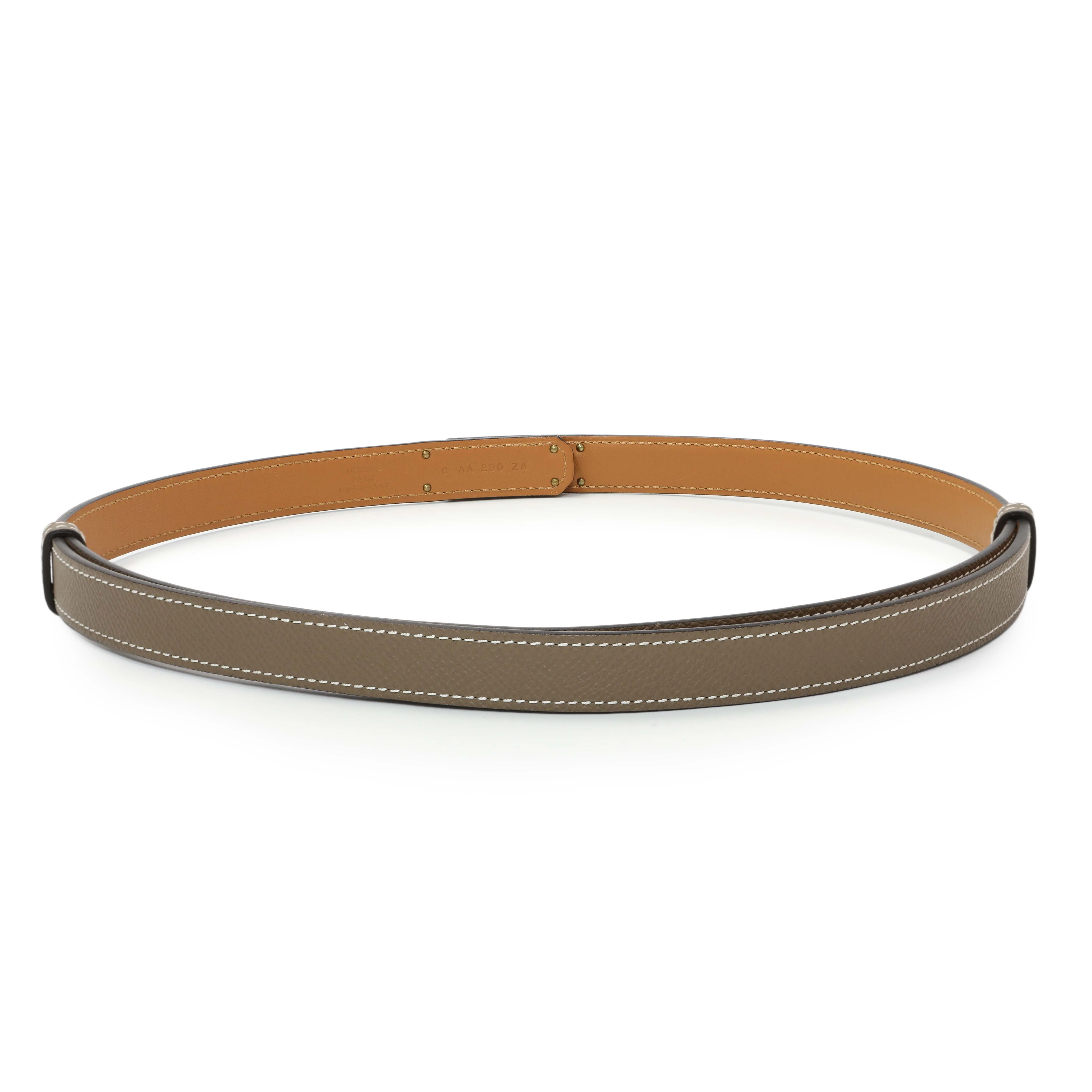Hermes Etoupe Epsom Kelly Belt - Image 2